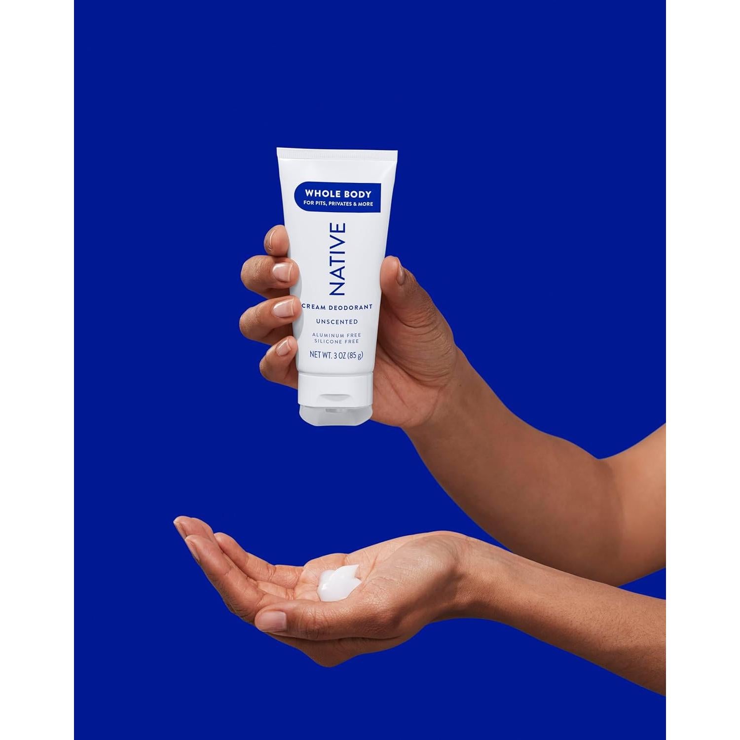 Crema Desodorante Corporal Natural Native 140g - 72 Horas Sin Aluminio