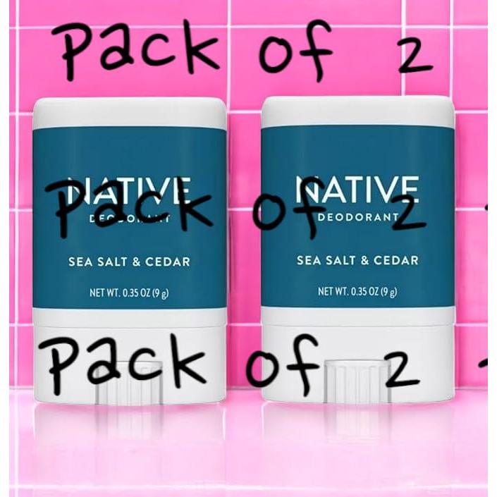 Desodorante Mini Sal Marina & Cedro Genérico Pack 2 Unidades