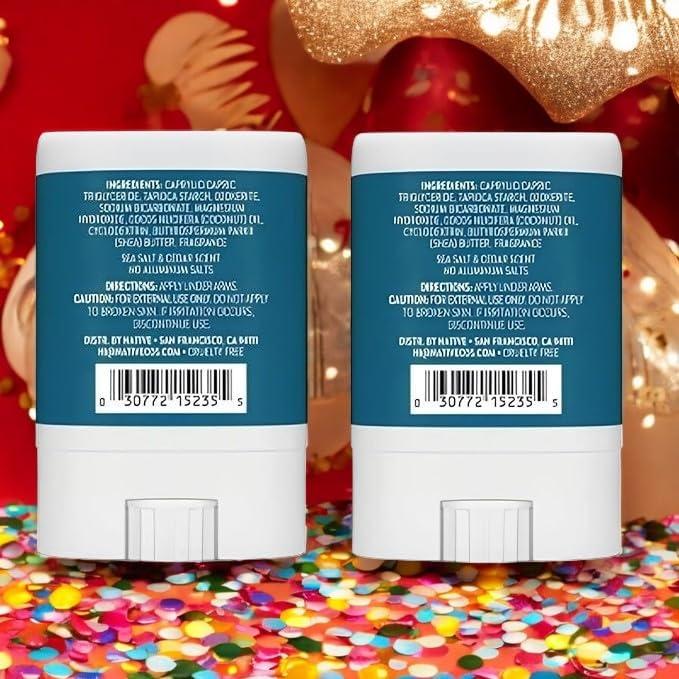 Desodorante Mini Sal Marina & Cedro Genérico Pack 2 Unidades