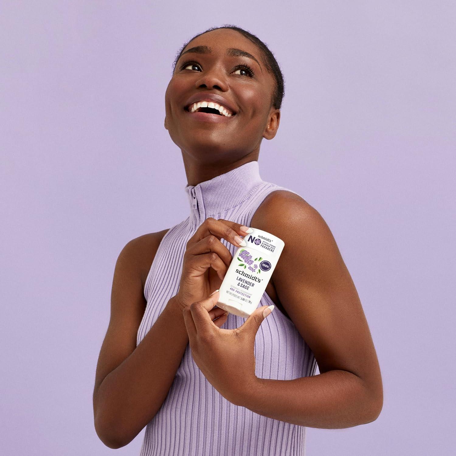 Desodorante Vegano Schmidt's Lavanda y Salvia 75 g Sin Aluminio