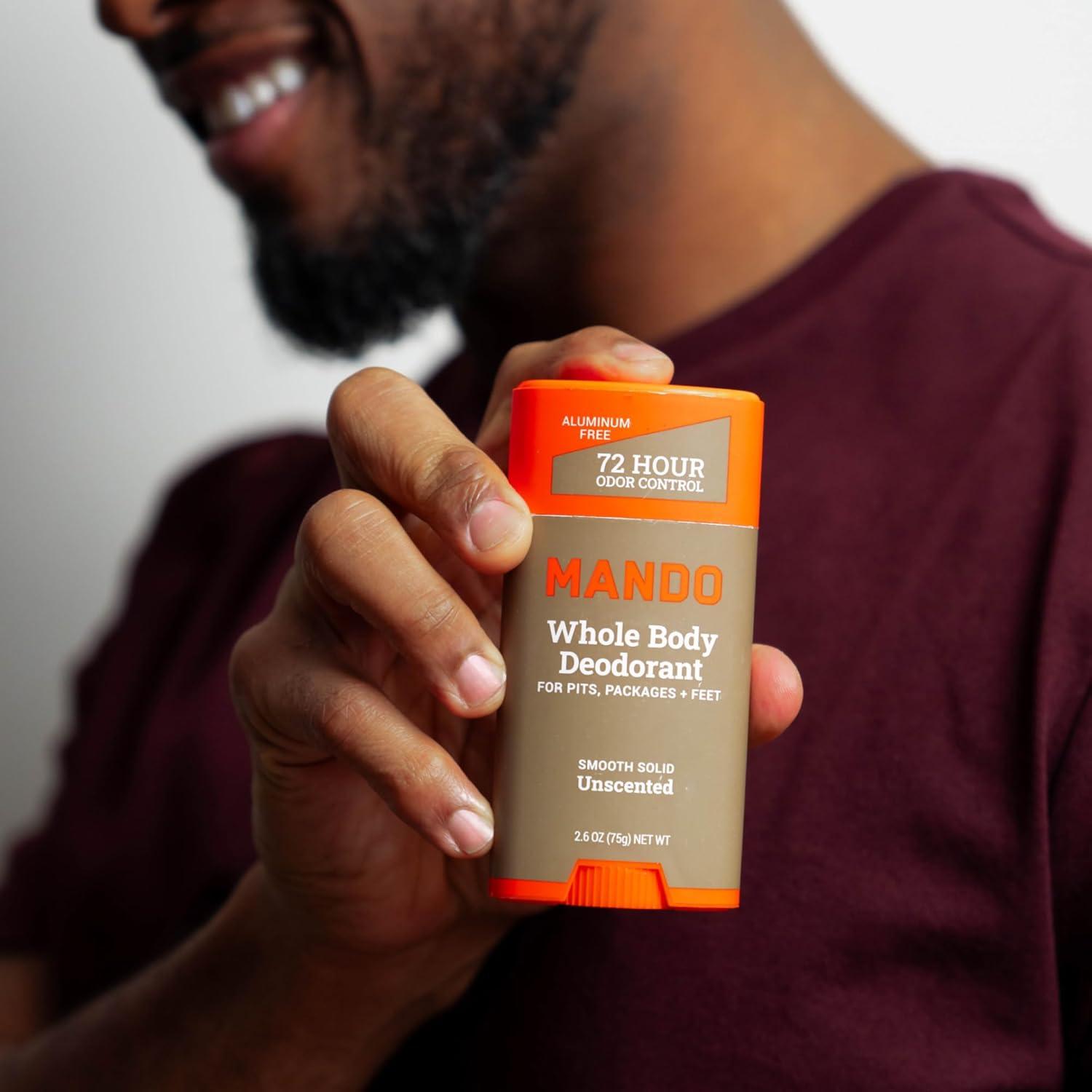 Desodorante Corporal Mando Barra Sólida 74.9g - Sin Fragancia