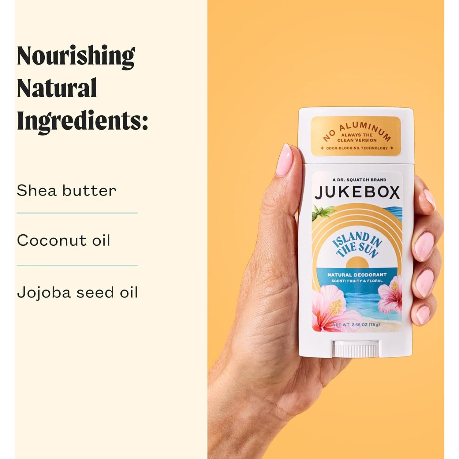 Desodorante Natural Jukebox Dr. Squatch 2 Paquete 75g Sin Aluminio