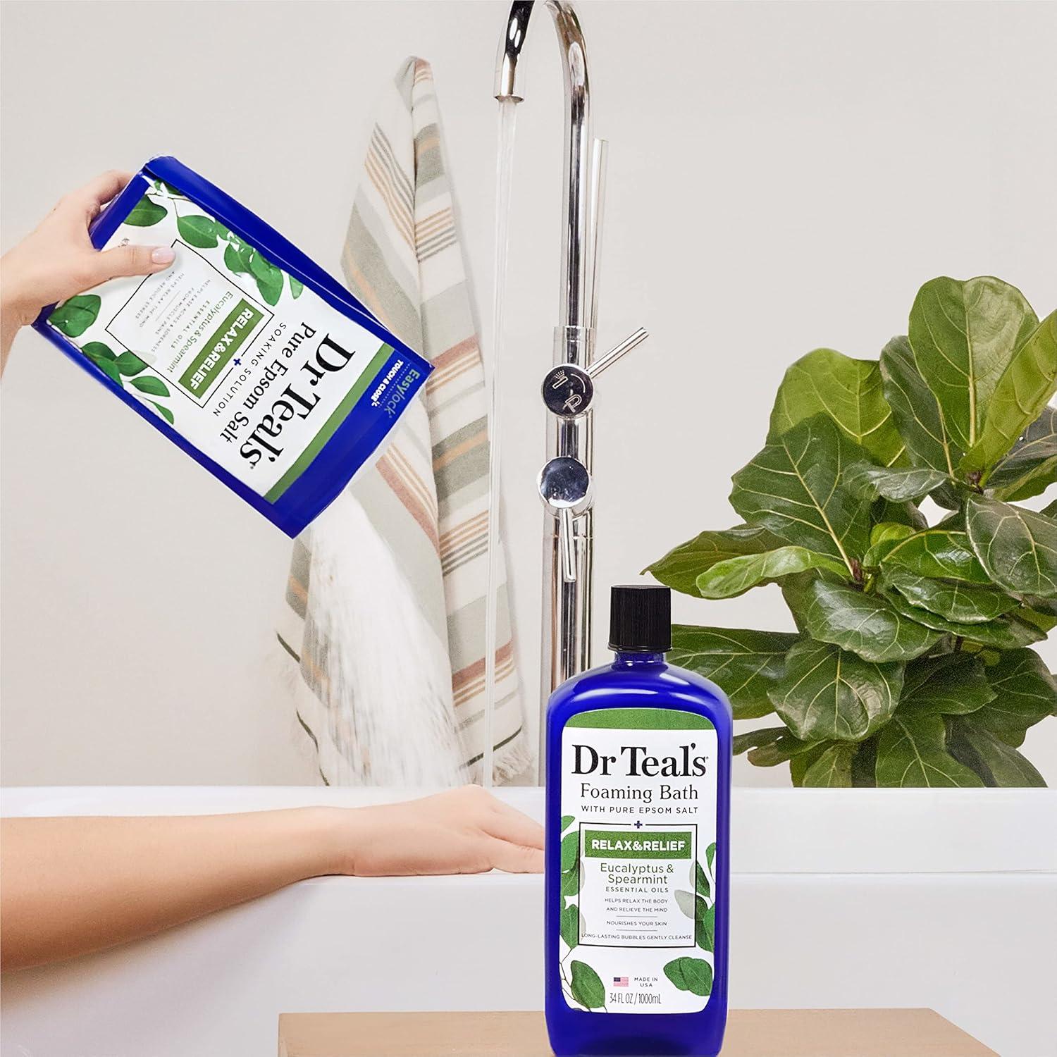 Sal de Epsom Dr Teal's 1.36 kg Eucalipto y Menta