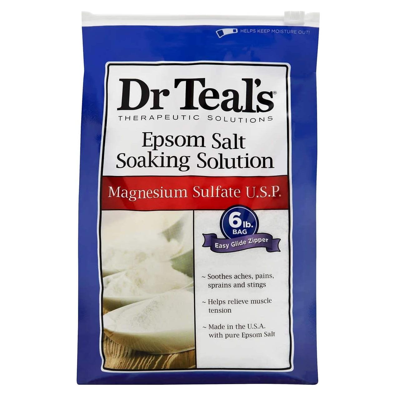 Sal de Epsom Dr. Teal 2.72 Kg - Relajante Muscular