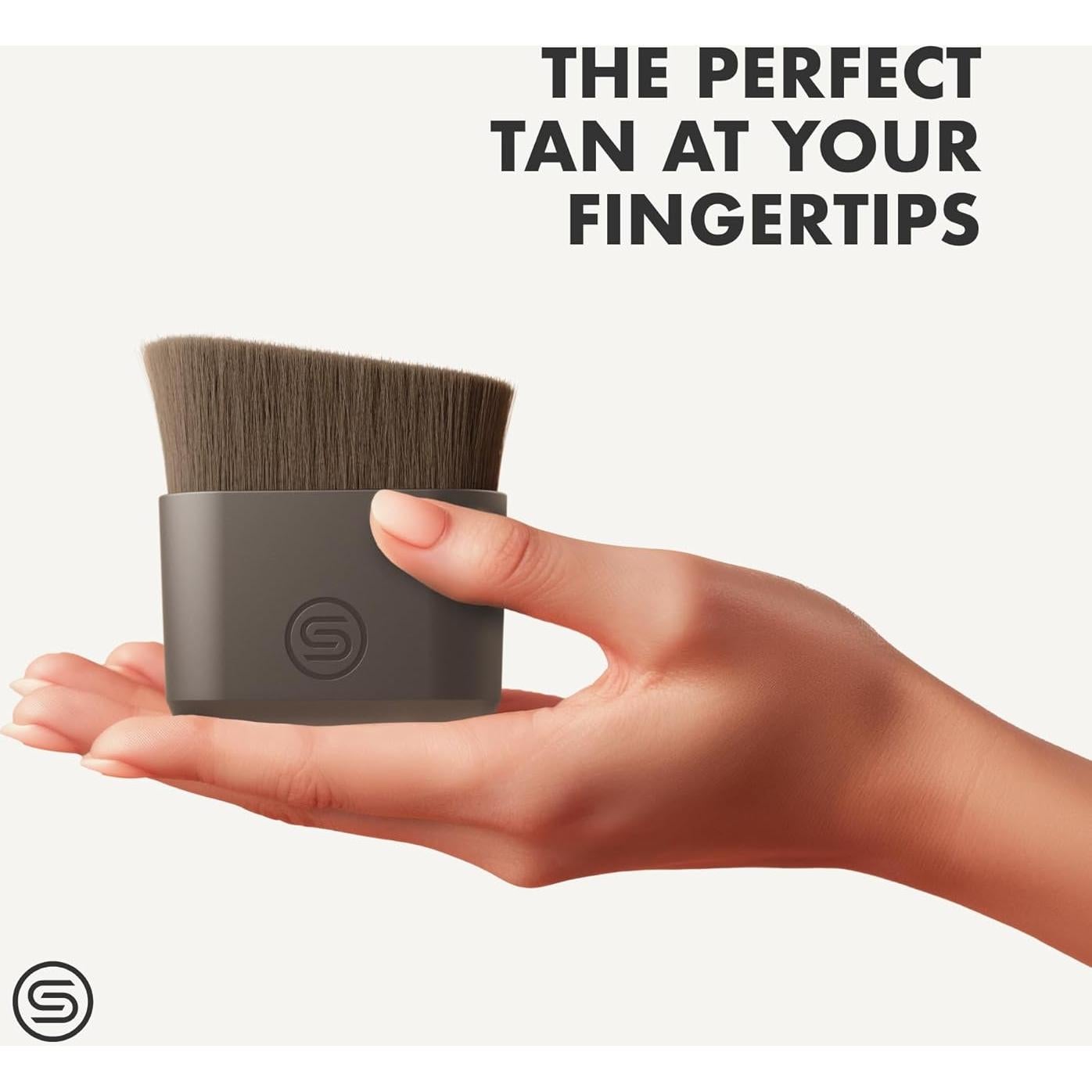 Brocha Kabuki Autobronceadora SONN - Aplicador Cuerpo y Cara