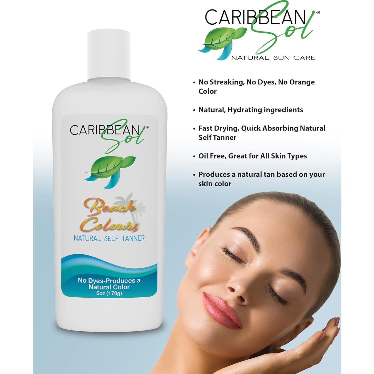 Bronceador Natural Beach Colours 170g - Autobronceador Sin Sol