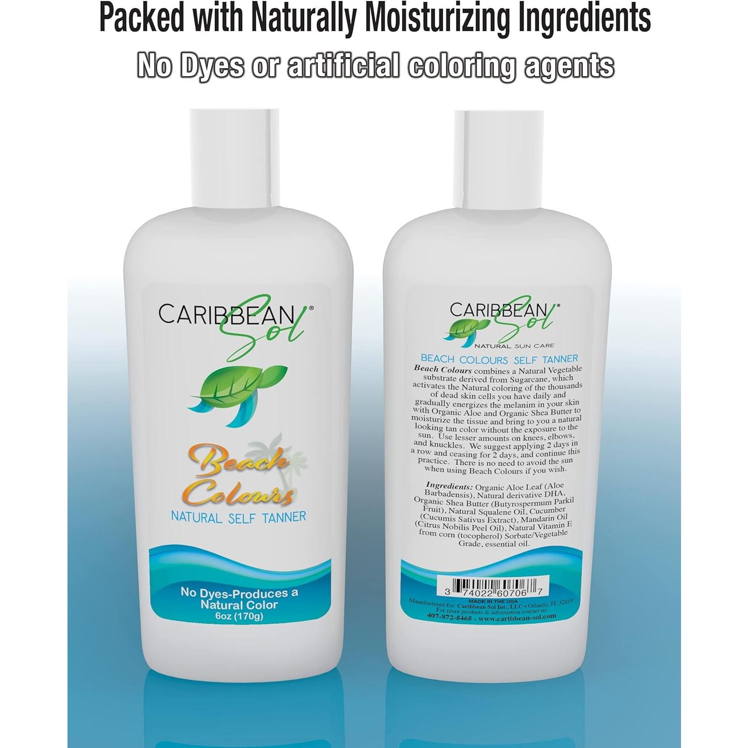 Bronceador Natural Beach Colours 170g - Autobronceador Sin Sol