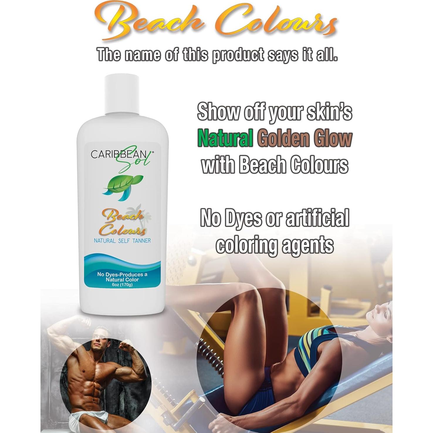 Bronceador Natural Beach Colours 170g - Autobronceador Sin Sol