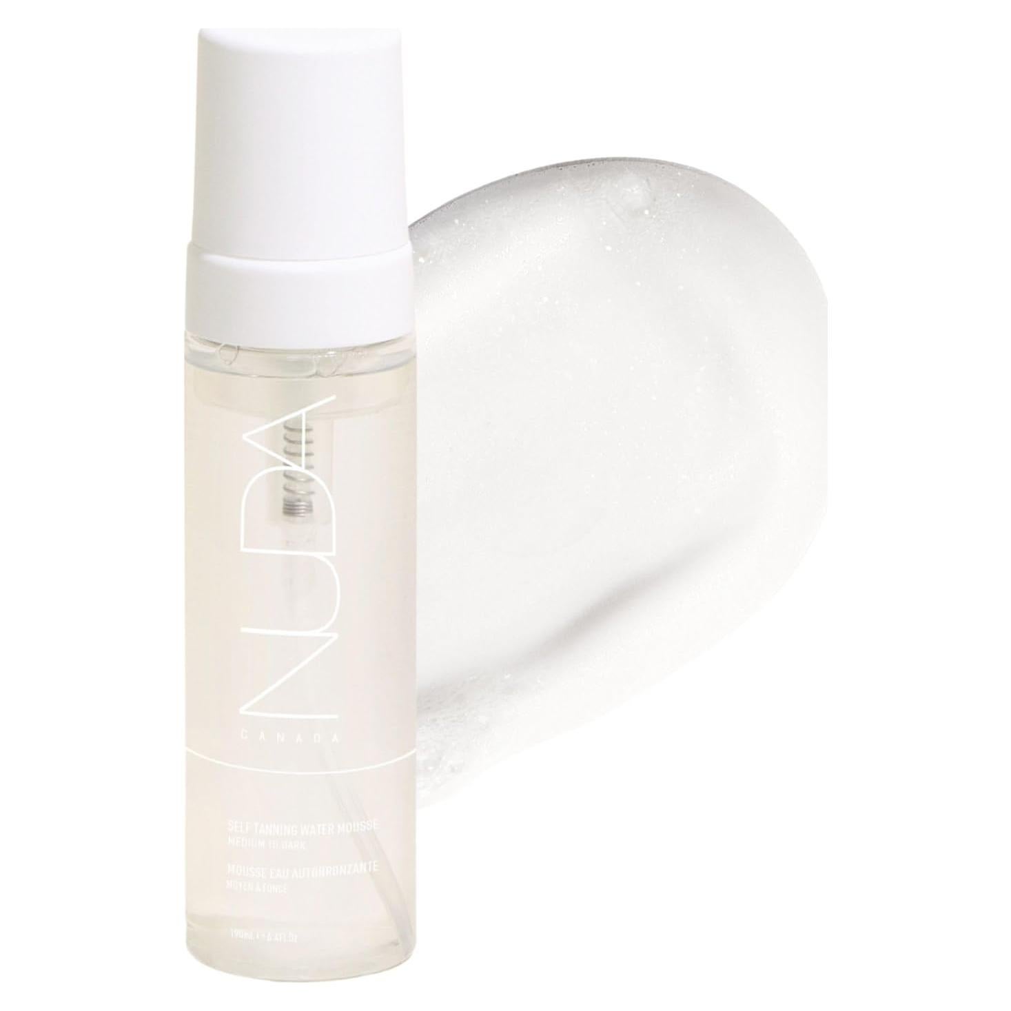 Mousse Autobronceador Nuda - Medio a Oscuro, Hidratante 189 ml