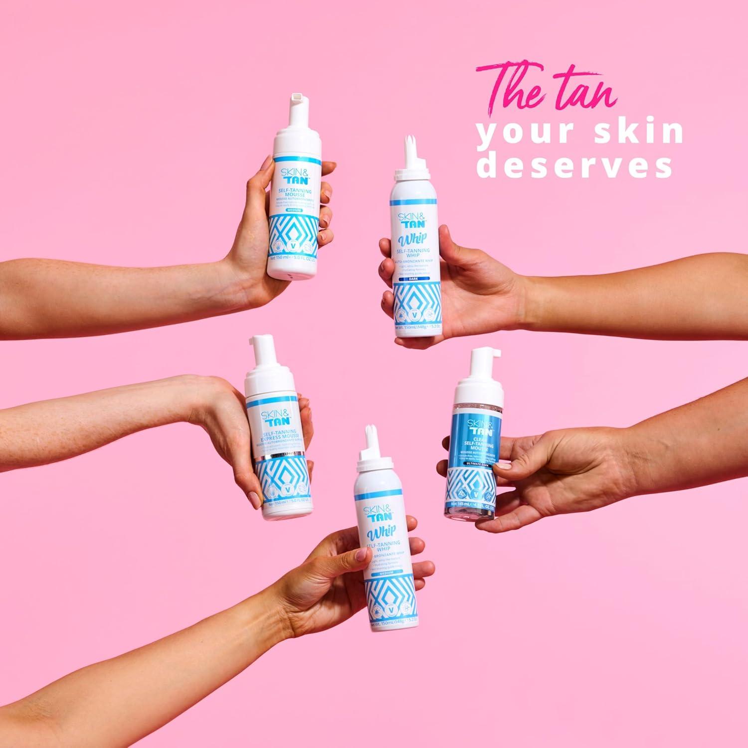 Mousse Autobronceador Skinny Tan - Fórmula Larga Duración 142g