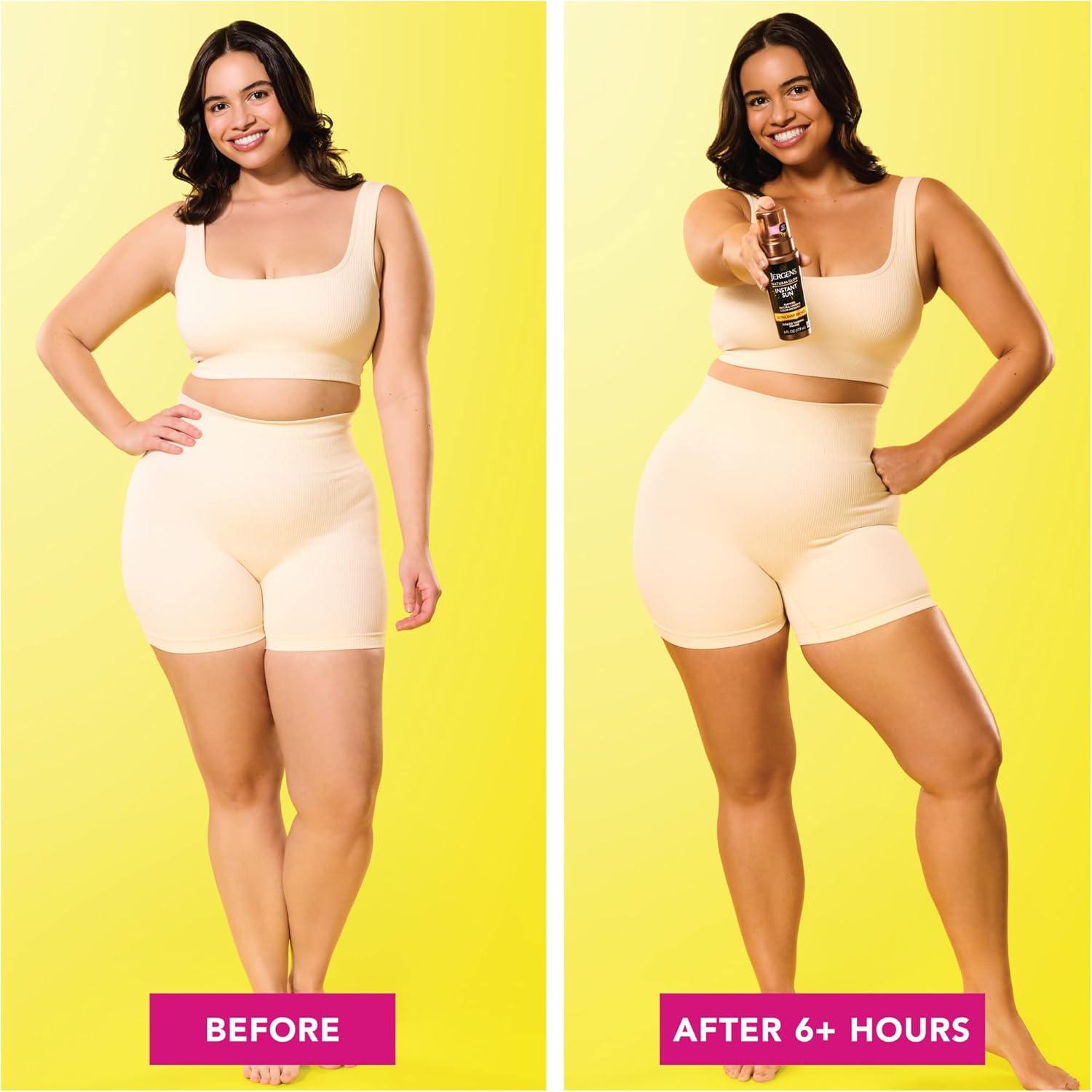 Mousse Autobronceador Jergens Brillo Natural 170 ml Ultra Profundo