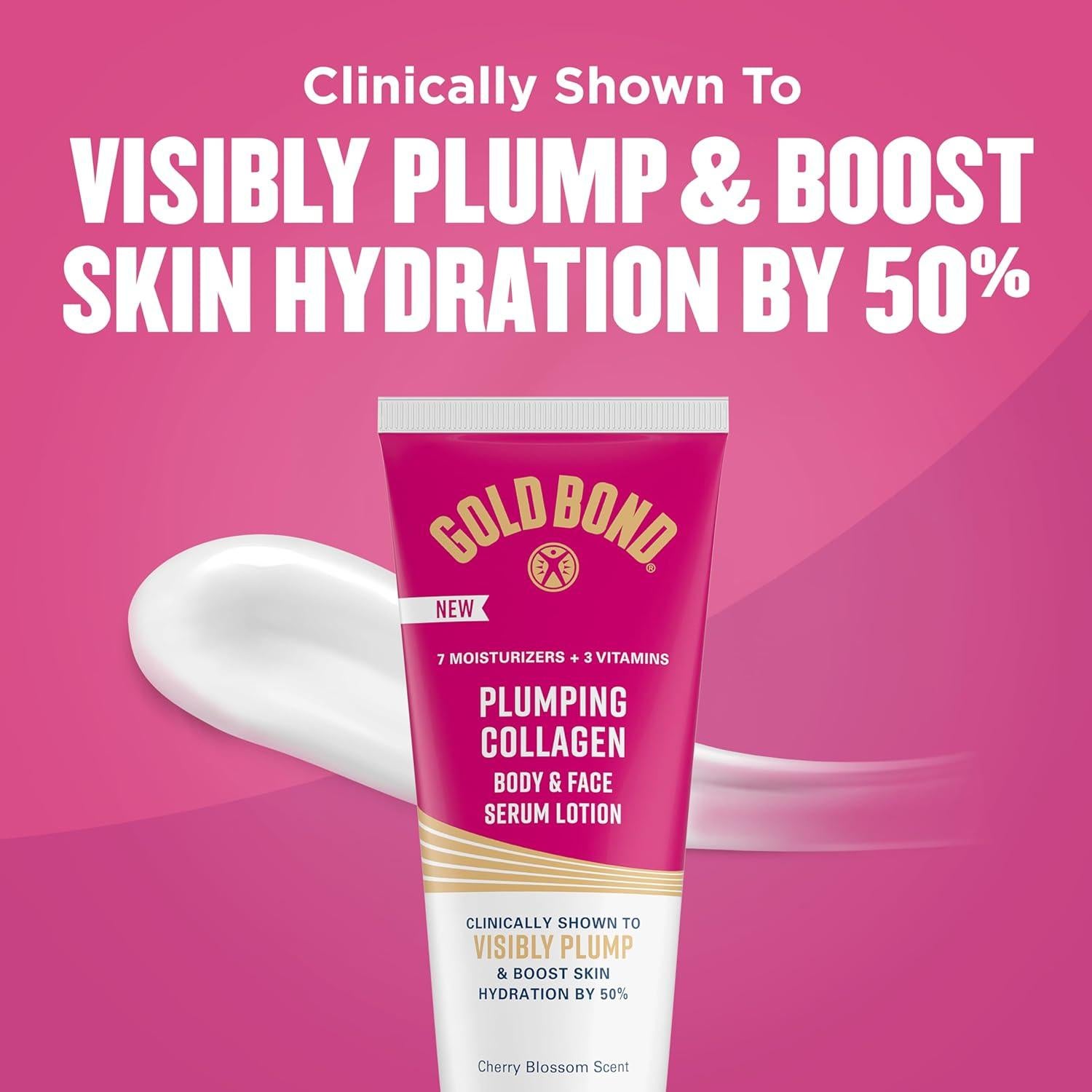 Loción de suero Gold Bond con colágeno 226.8 g