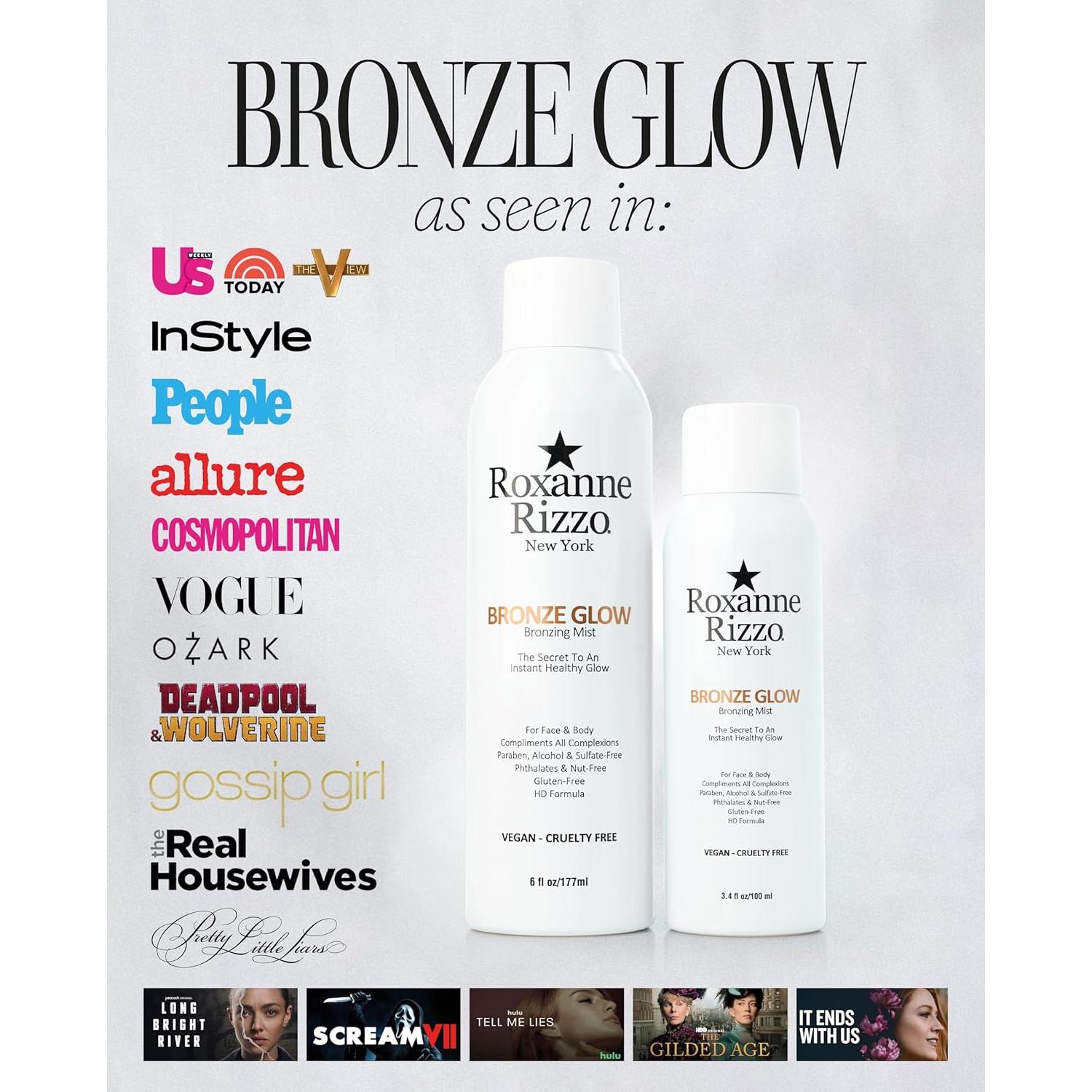 Spray Bronceador Instantáneo Roxanne Rizzo 230 g - Hidratante