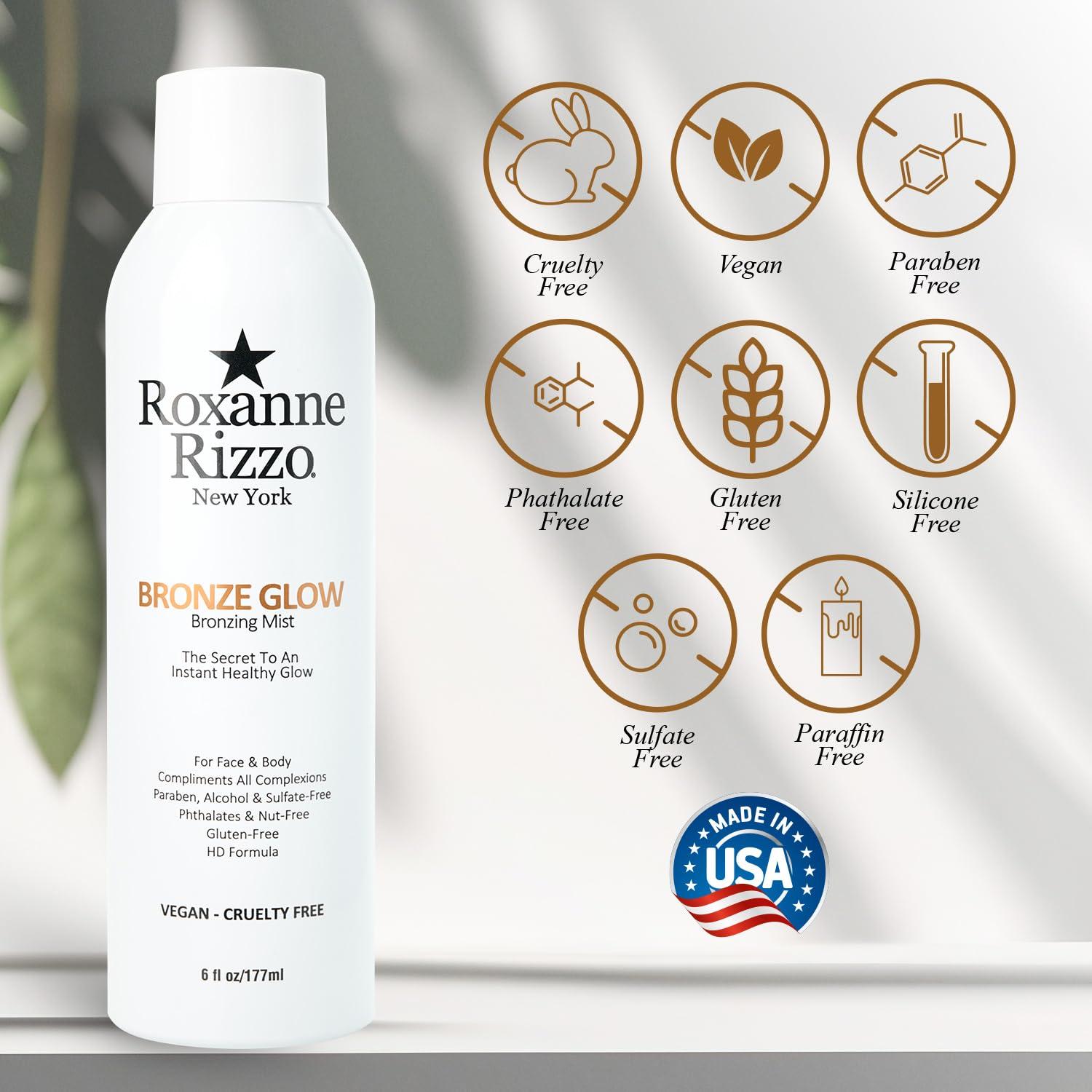 Spray Bronceador Instantáneo Roxanne Rizzo 230 g - Hidratante