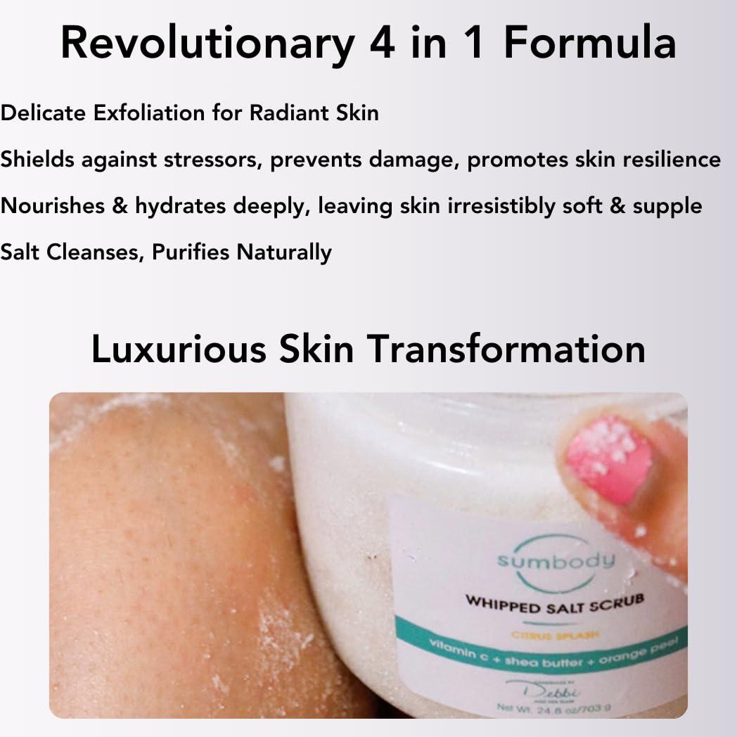 Exfoliante de Sal Batido de Vainilla Sumbody 600g Hidratante