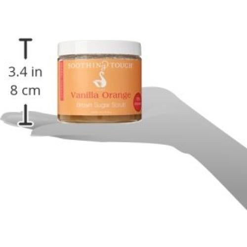Exfoliante de Azúcar Moreno Orgánico Soothing Touch 454g Naranja Vainilla