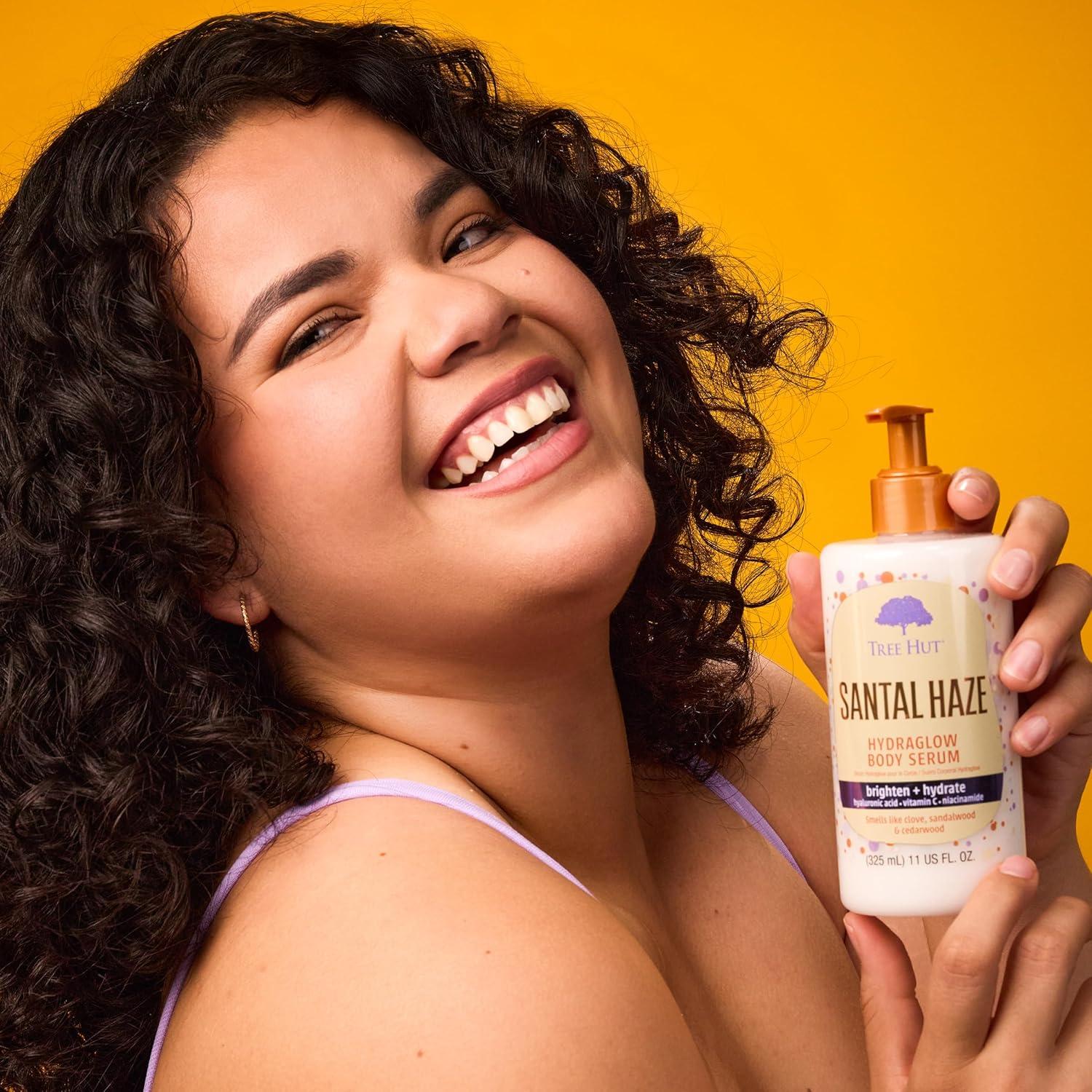 Suero Corporal Tree Hut Hydraglow Santal Haze 311 g