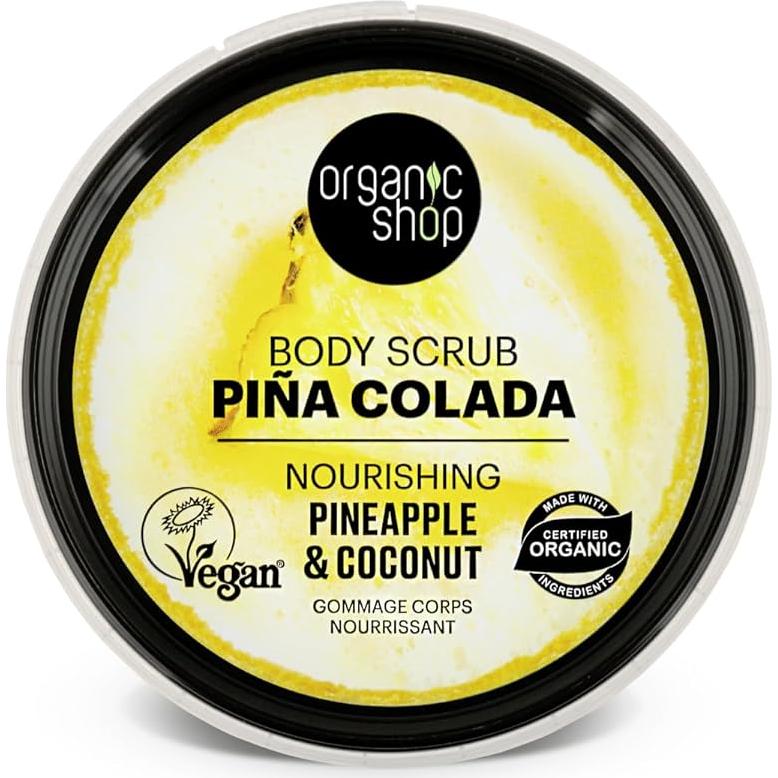 Exfoliante Corporal Orgánico Coco y Piña 250ml - Organic Shop