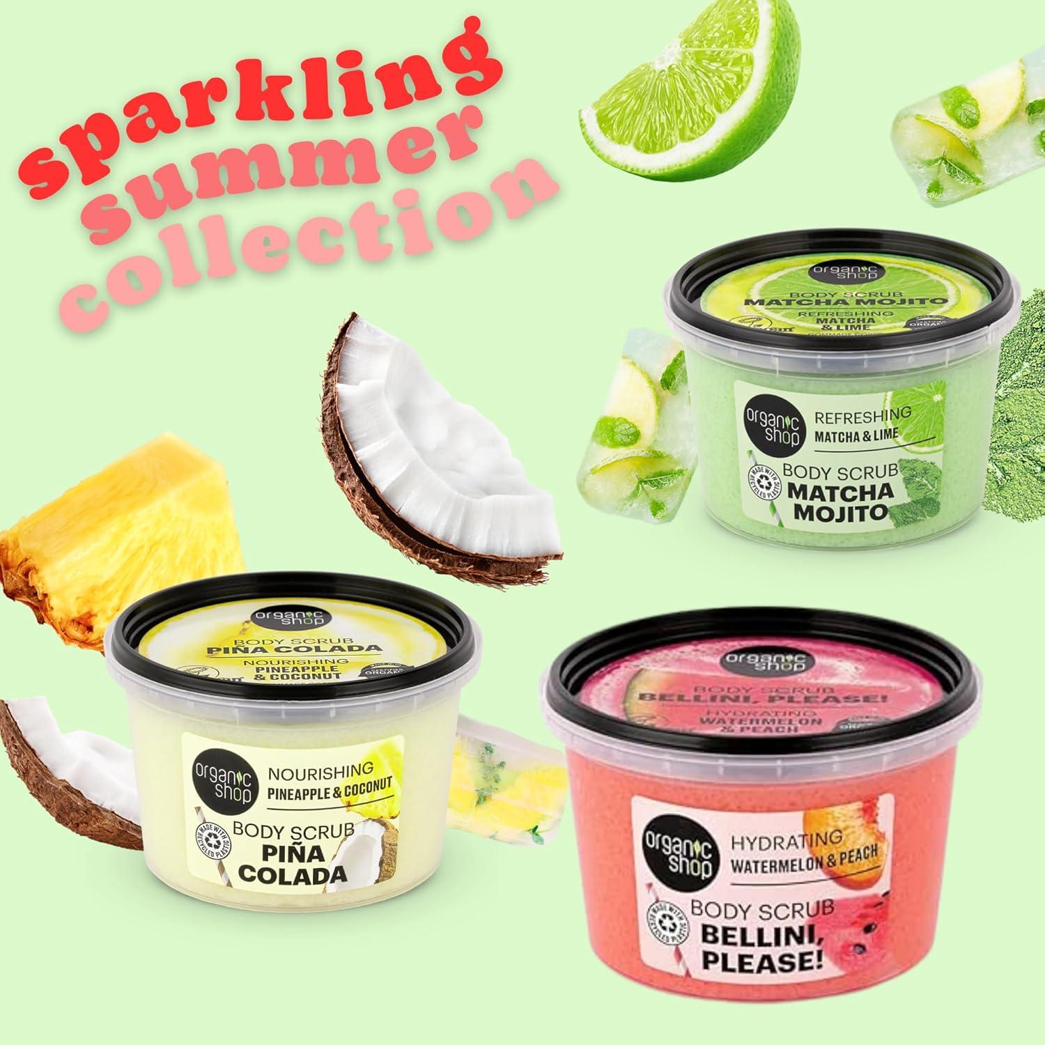 Exfoliante Corporal Orgánico Coco y Piña 250ml - Organic Shop