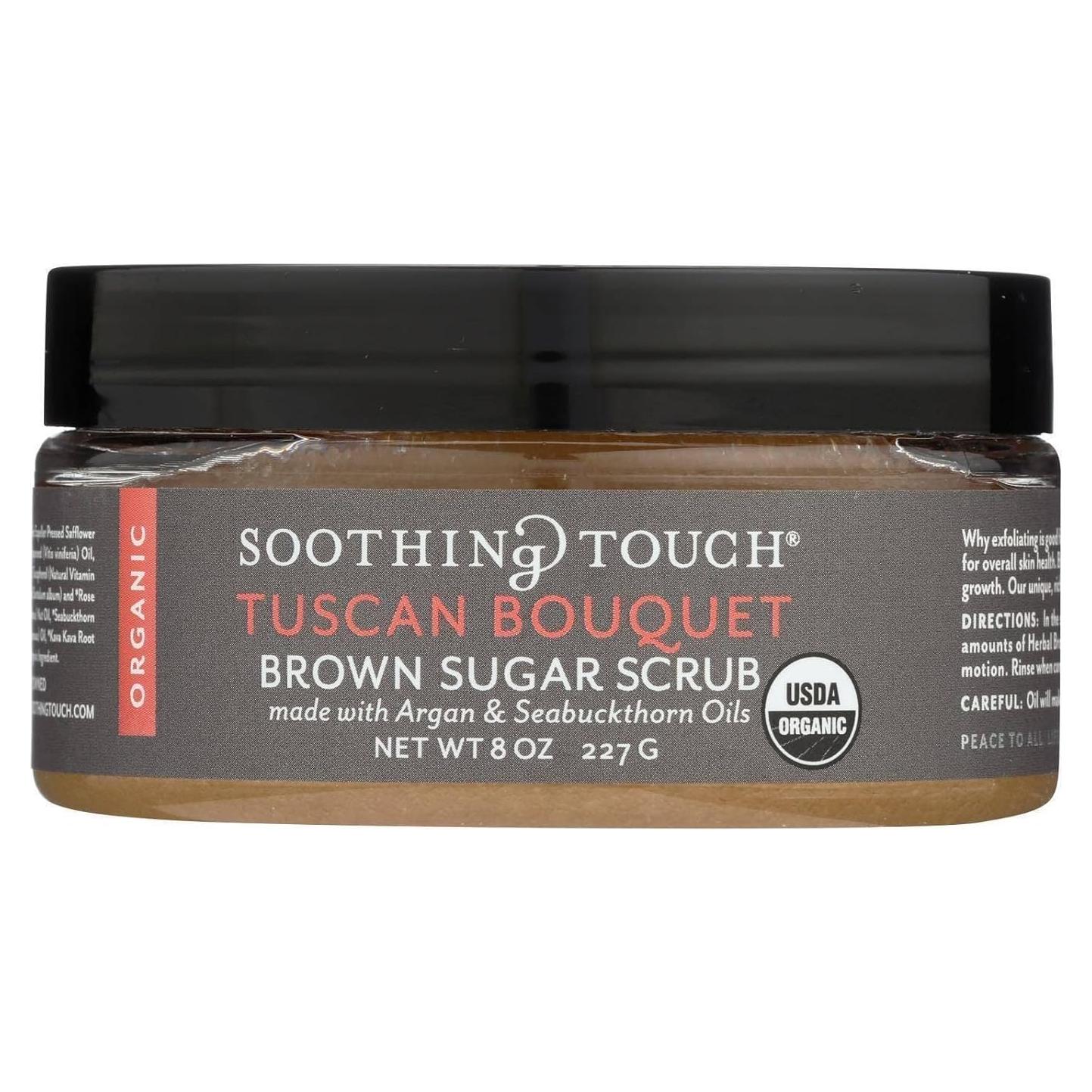 Exfoliante Orgánico de Azúcar Moreno Soothing Touch 226g