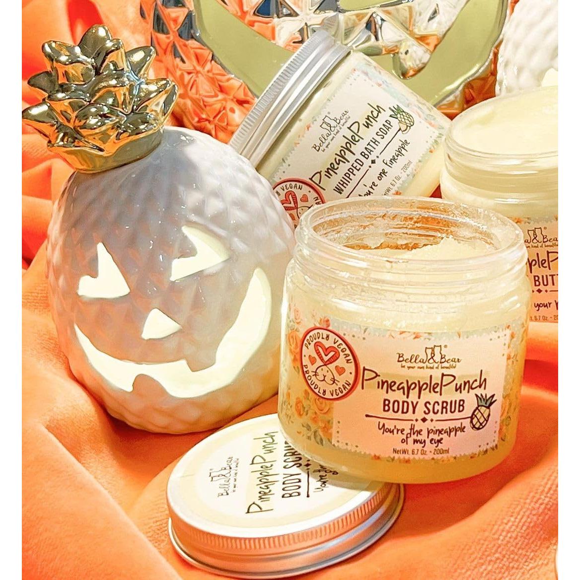 Exfoliante Corporal Vegano Bella & Bear 340g Piña y Vainilla