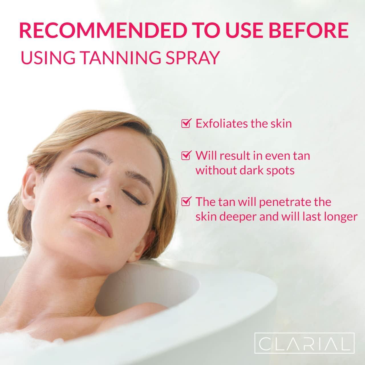 Guante Exfoliante Corporal CLARIAL Rosa - Spa en Casa