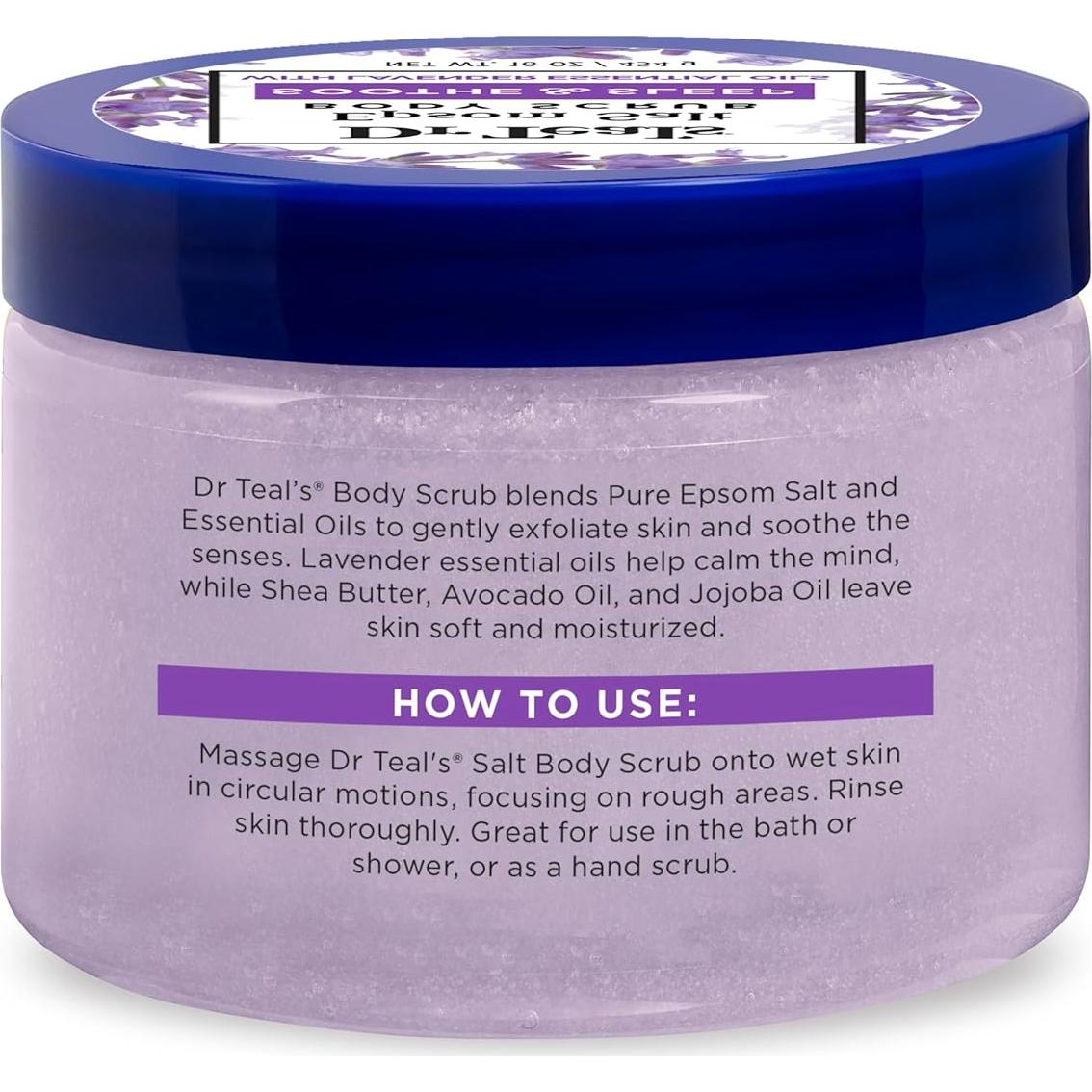 Exfoliante Corporal Dr Teal Soothe & Sleep 3x16oz Lavanda