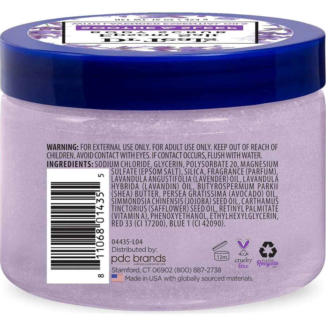 Exfoliante Corporal Dr Teal Soothe & Sleep 3x16oz Lavanda