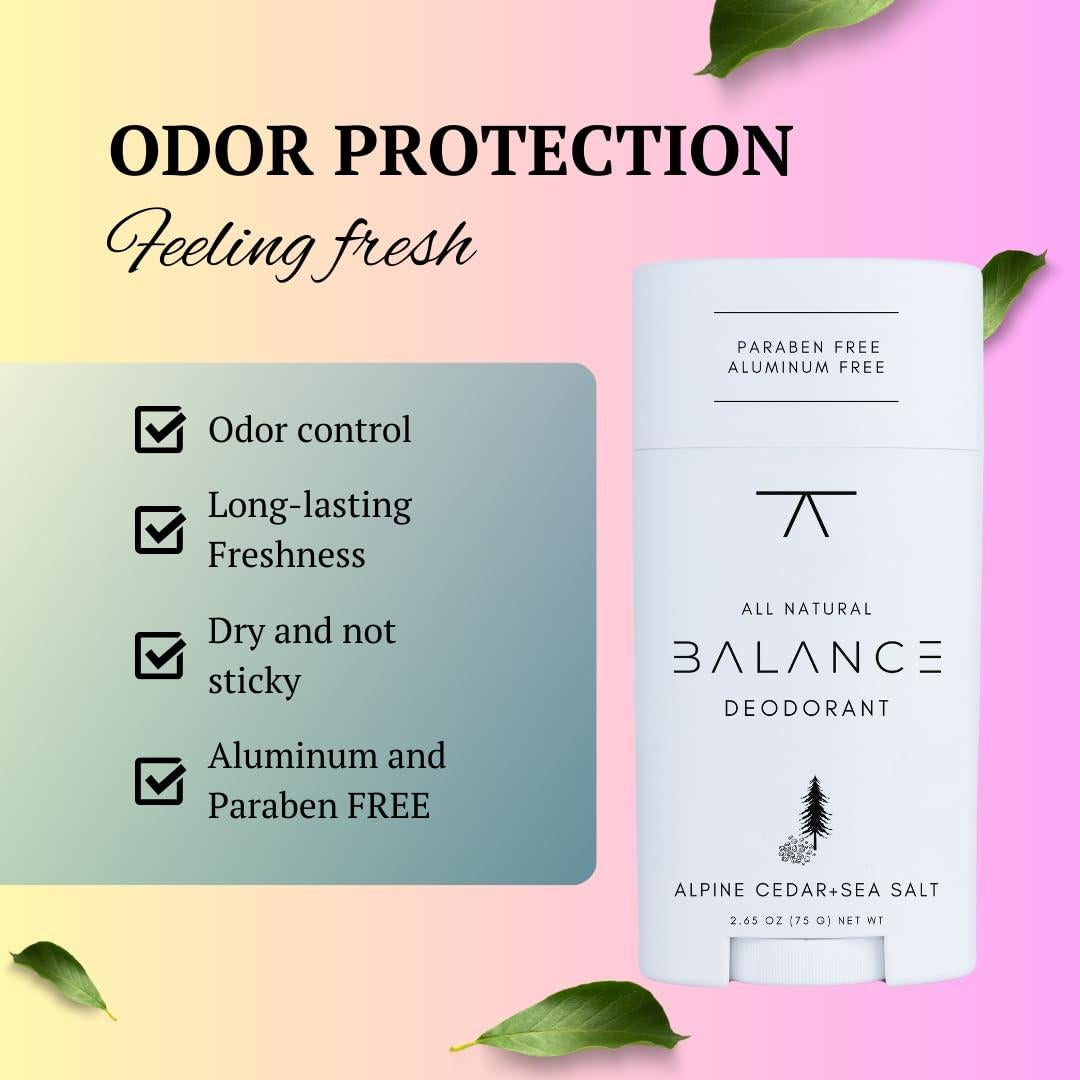 Desodorante Natural BALANCE Cedar del Ártico y Sal Marina 117g
