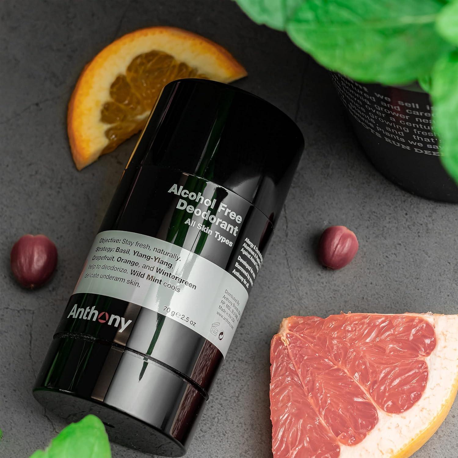 Desodorante en Barra Anthony Sin Alcohol 74g - Protección Todo el Día