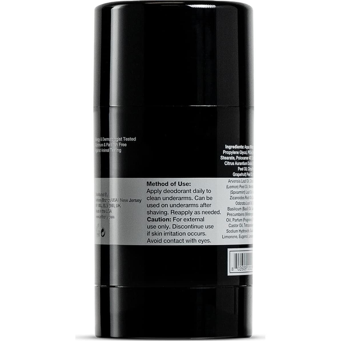 Desodorante en Barra Anthony Sin Alcohol 74g - Protección Todo el Día