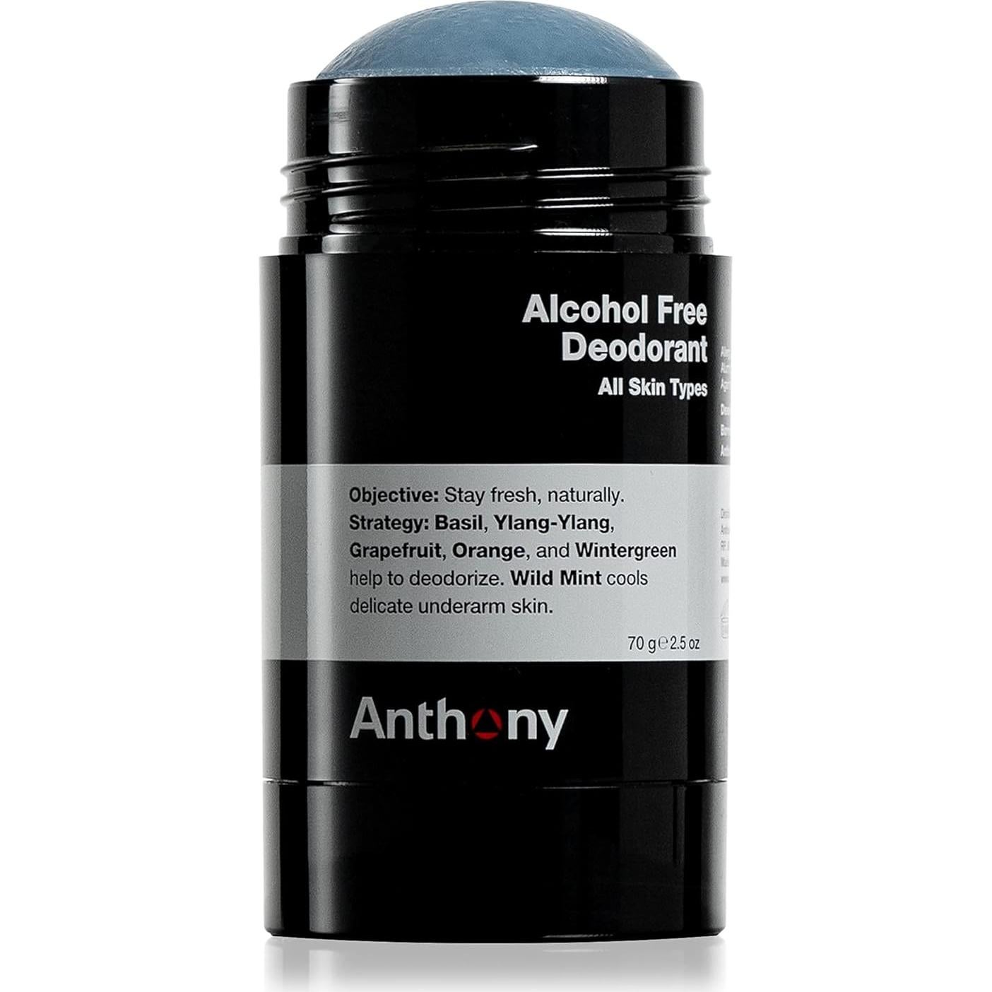 Desodorante en Barra Anthony Sin Alcohol 74g - Protección Todo el Día