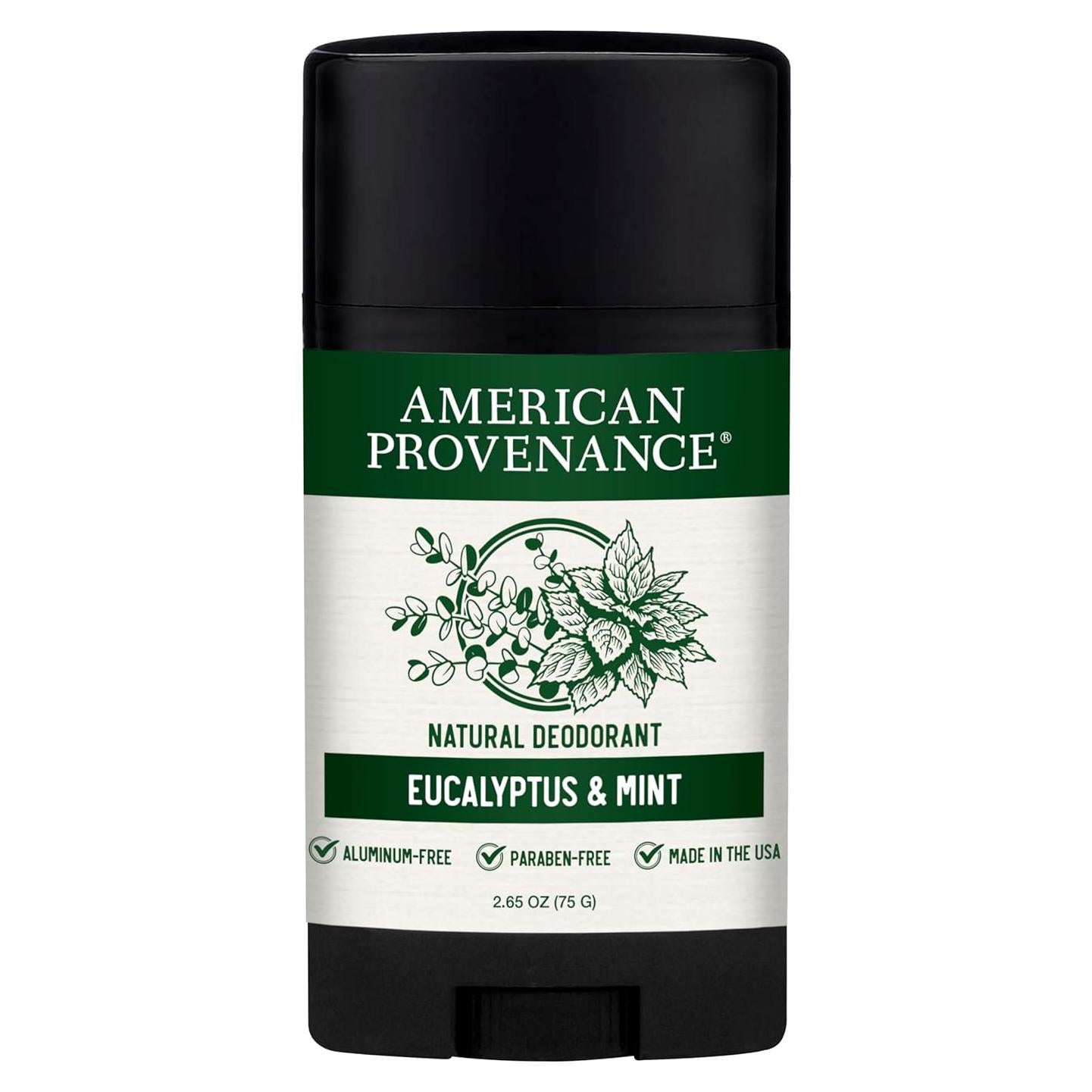 Desodorante Natural American Provenance Eucalipto y Menta 108g
