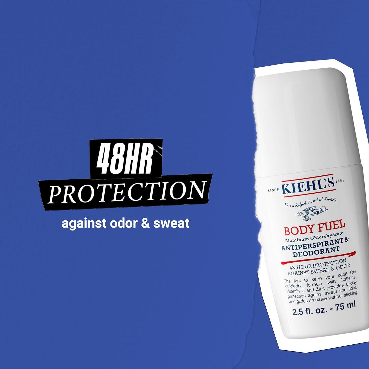 Desodorante Roll-On Kiehl's Body Fuel 73.93 ml - 48h Protección