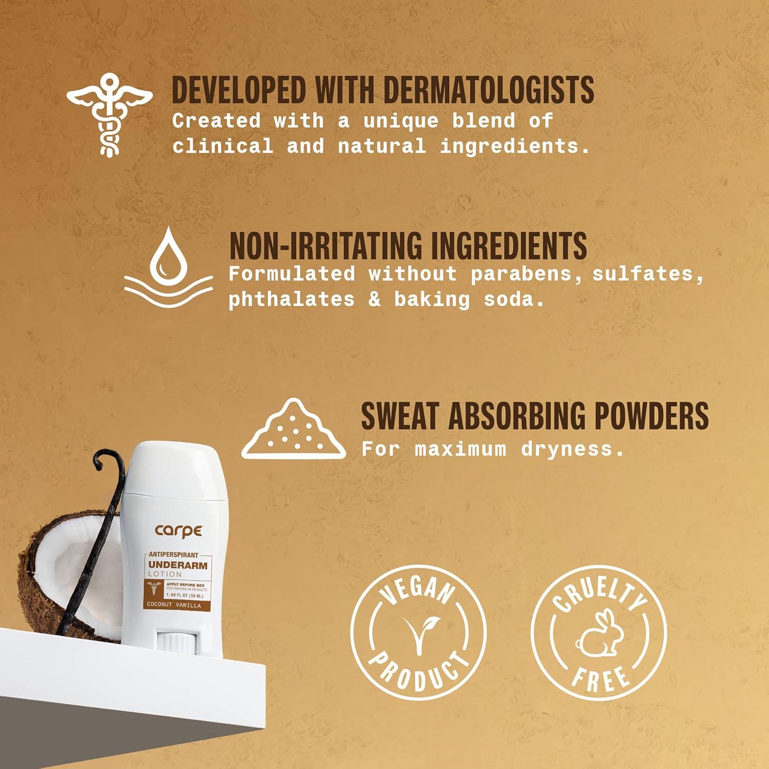 Desodorante Antitranspirante Carpe Coco Vainilla 50 ml x2