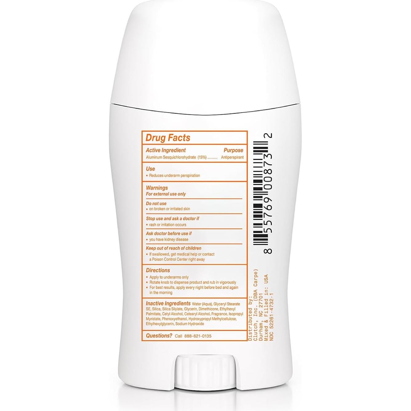 Desodorante Antitranspirante Carpe Coco Vainilla 50 ml x2