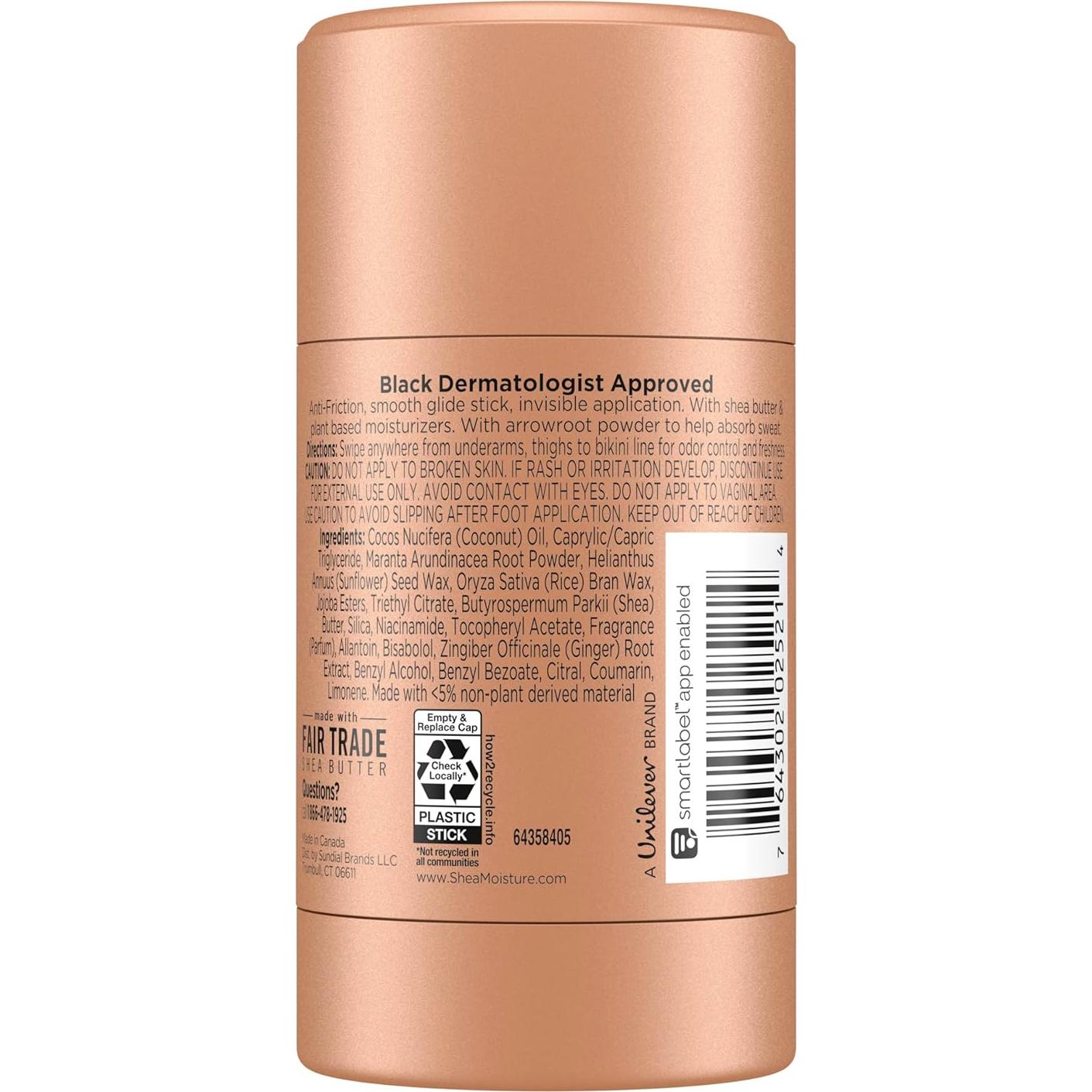 Desodorante en Barra SheaMoisture Coco y Hibisco 73.71 g