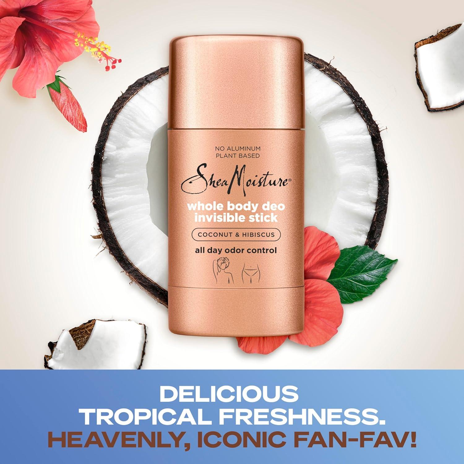 Desodorante en Barra SheaMoisture Coco y Hibisco 73.71 g