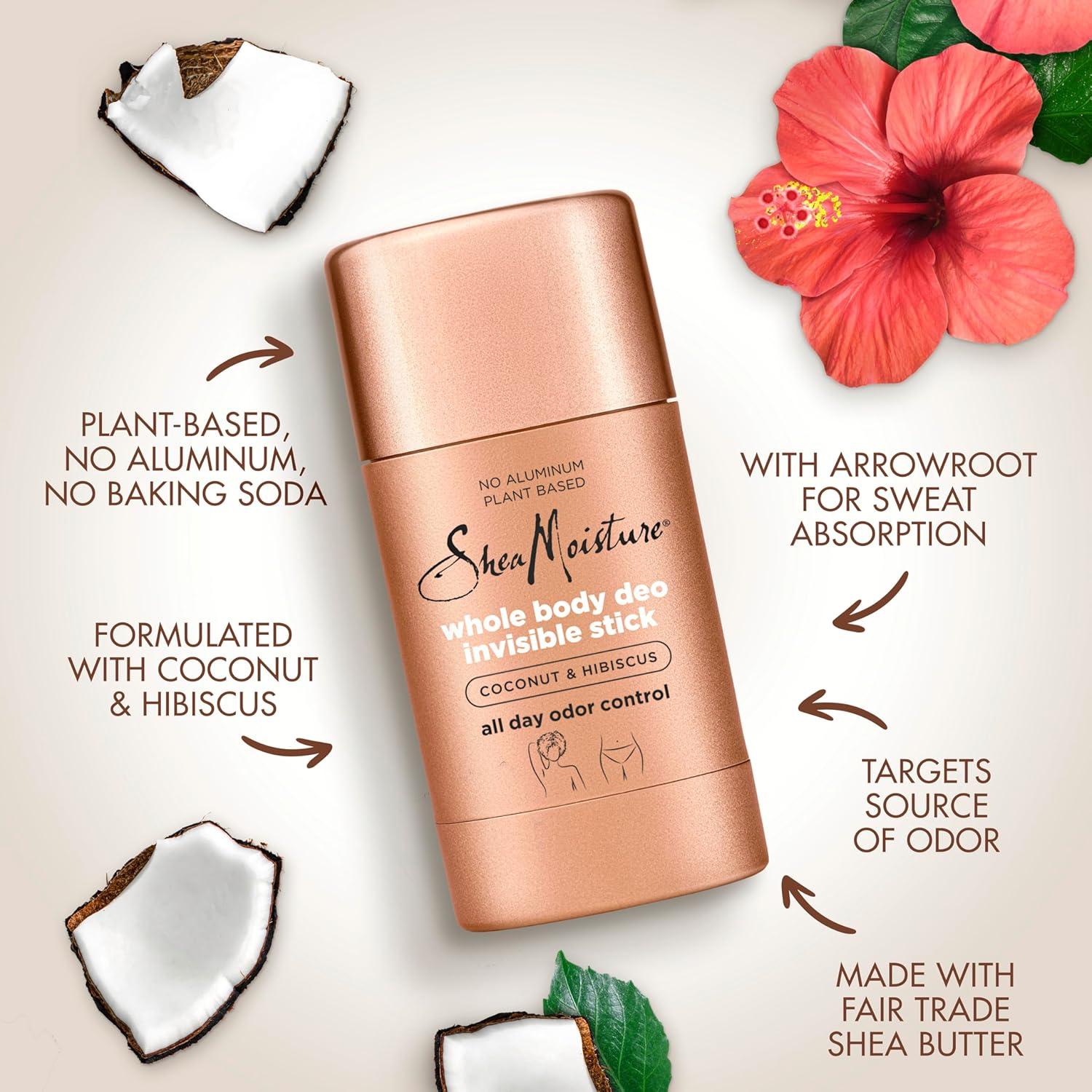 Desodorante en Barra SheaMoisture Coco y Hibisco 73.71 g