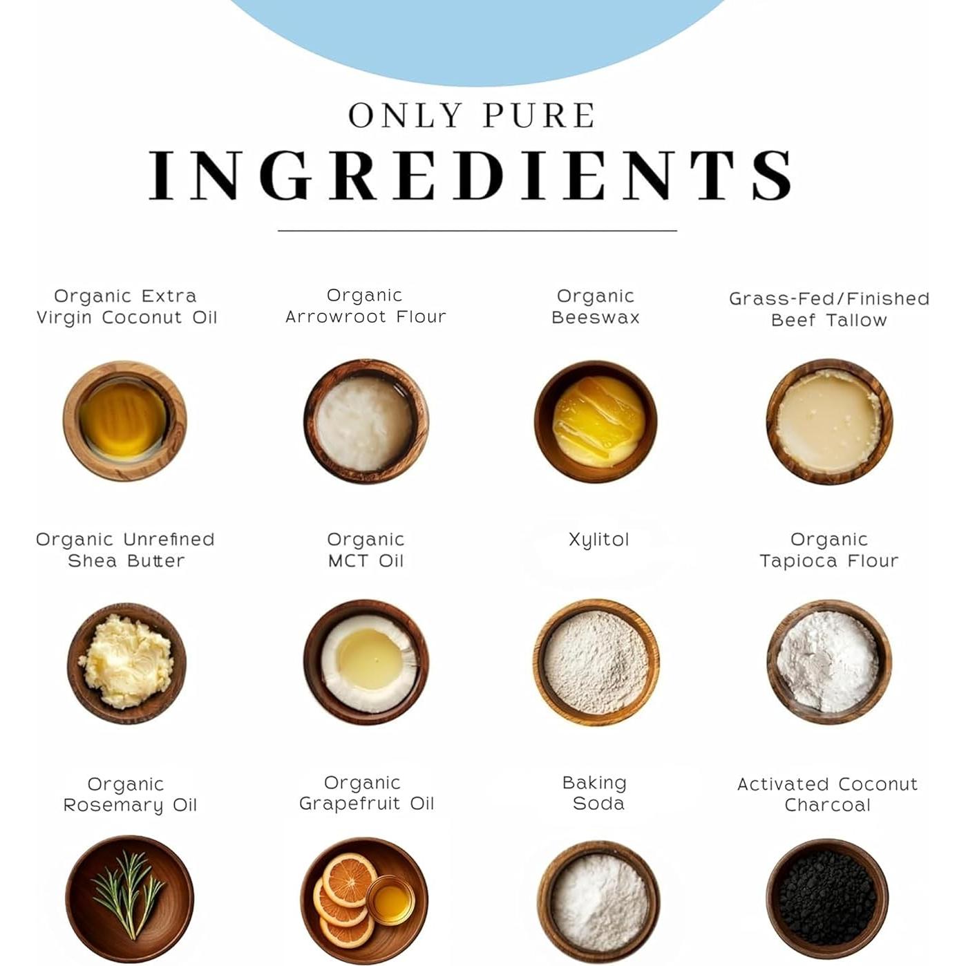 Desodorante en barra Vanman de coco y magnesio 59 ml - Control de olor