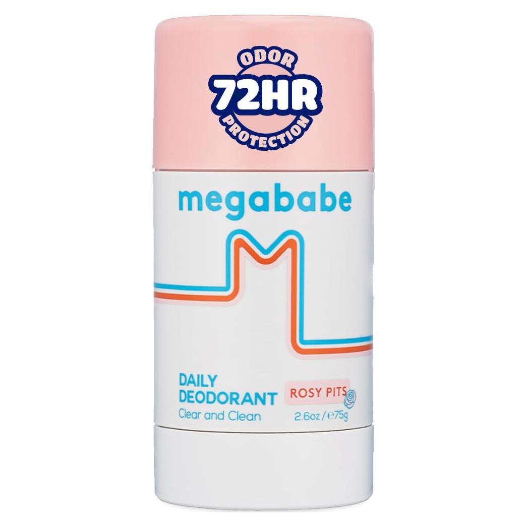 Desodorante Natural Megababe Rosy Pits 73.93 g - 72 Horas
