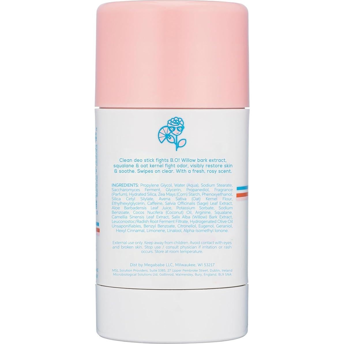 Desodorante Natural Megababe Rosy Pits 73.93 g - 72 Horas