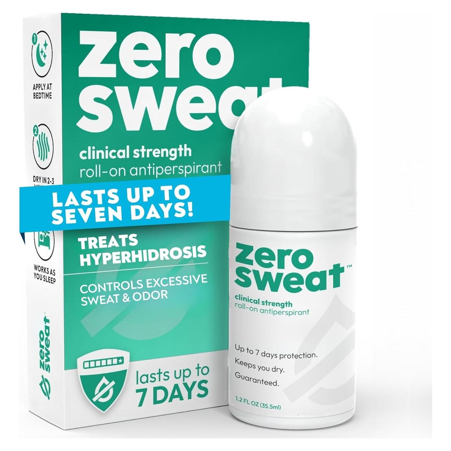 ZeroSweat Desodorante Antitranspirante 35.5 ml - Hiperhidrosis