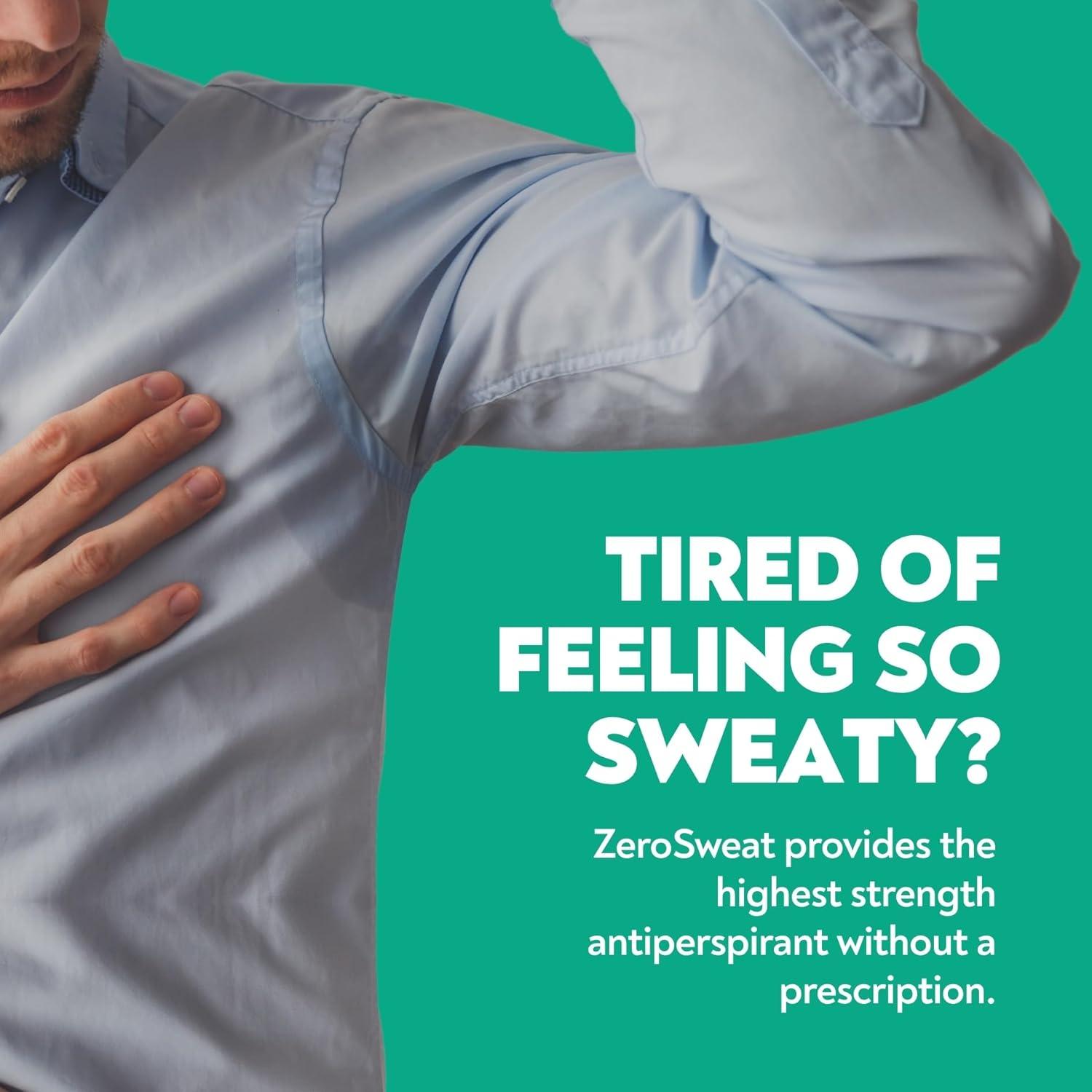 ZeroSweat Desodorante Antitranspirante 35.5 ml - Hiperhidrosis