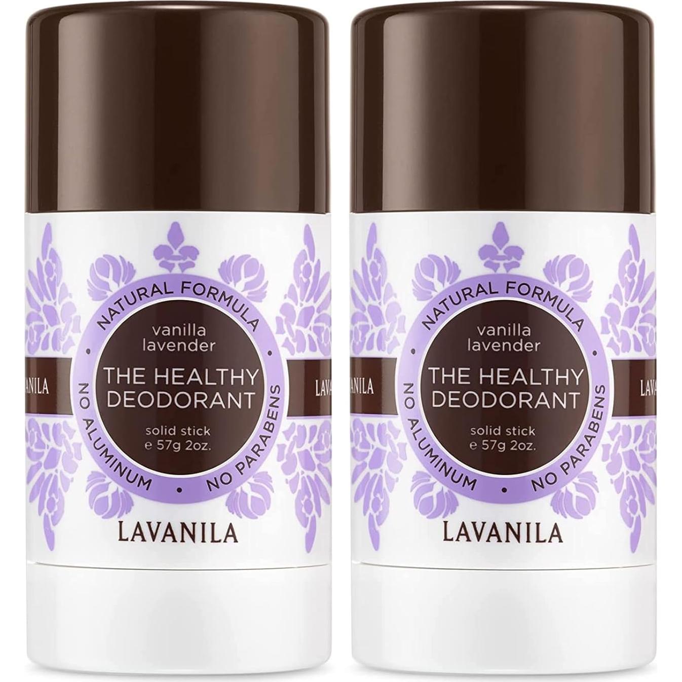 Desodorante Natural Lavanila Vainilla Lavanda 2-Pack 56.7g