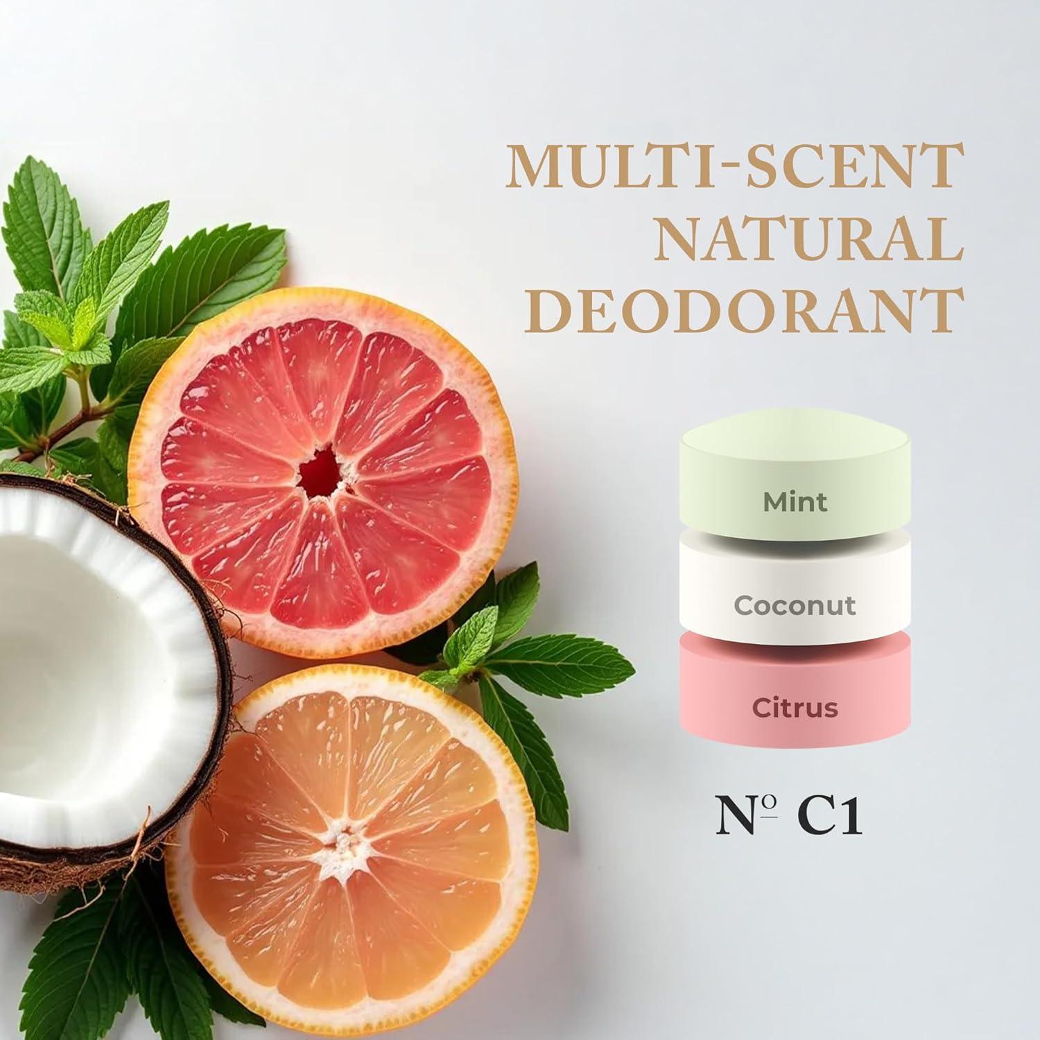 Desodorante Natural Nevo 75g - Menta, Coco y Cítricos