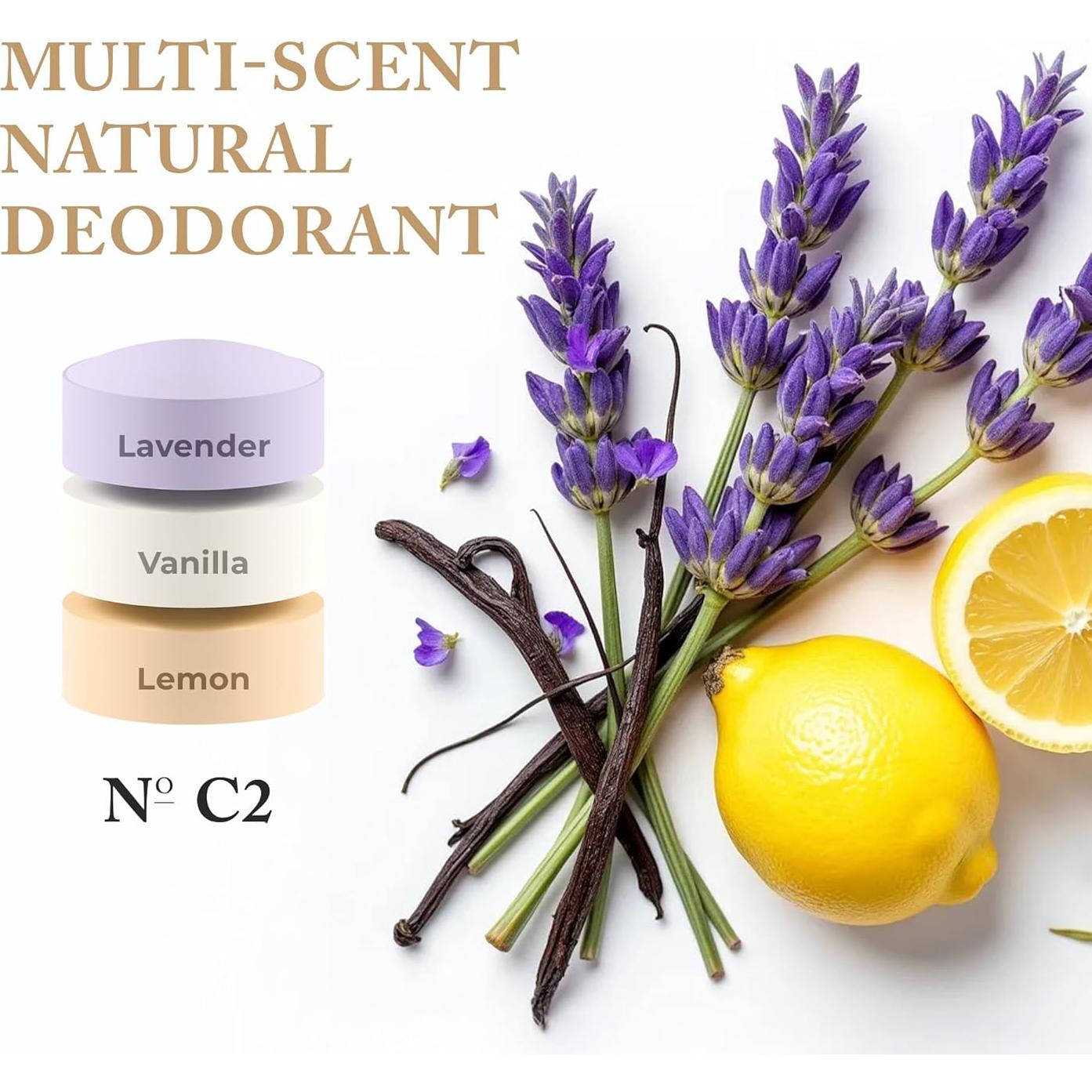 Desodorante Natural Nevo 75g - Menta, Coco y Cítricos