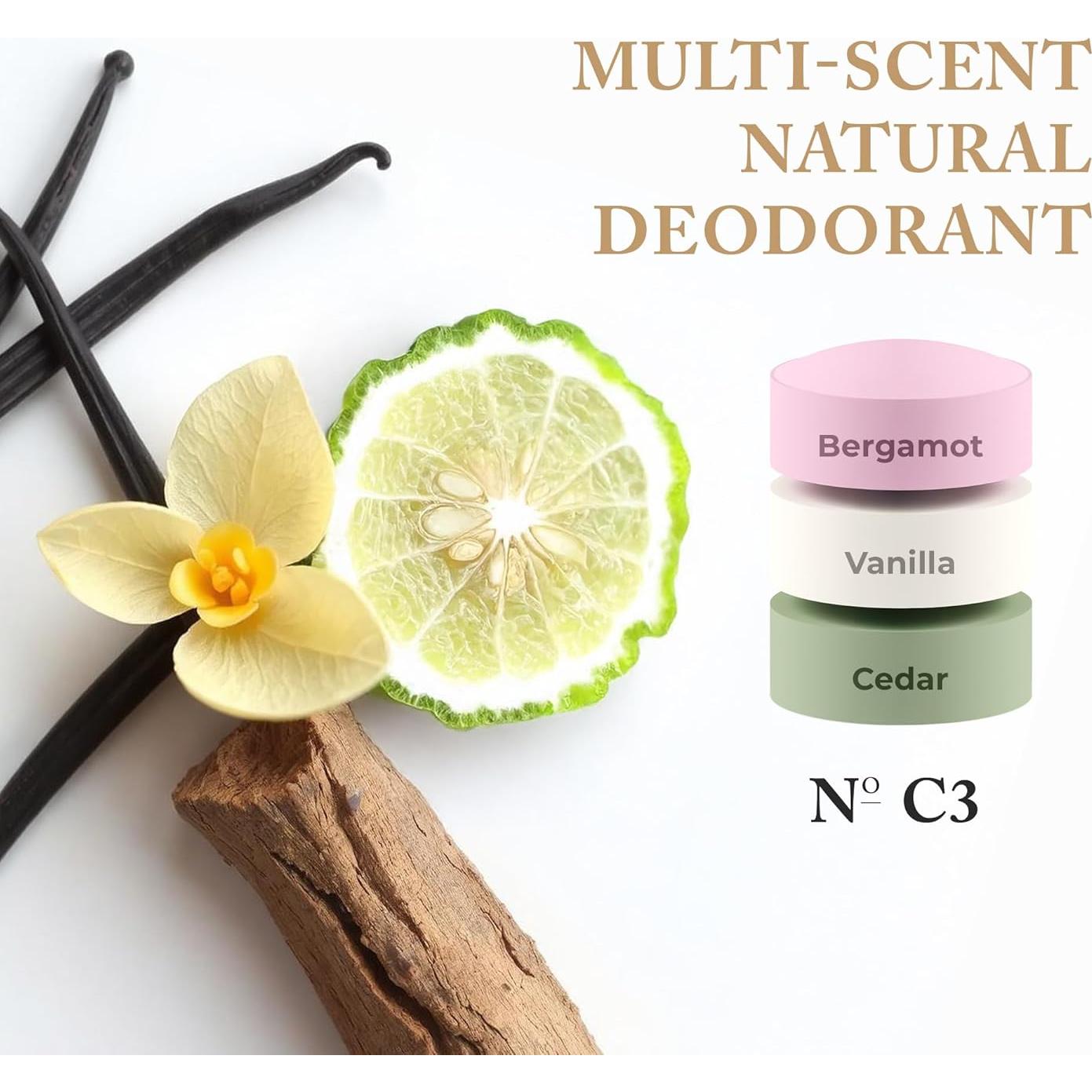 Desodorante Natural Nevo 75g - Menta, Coco y Cítricos