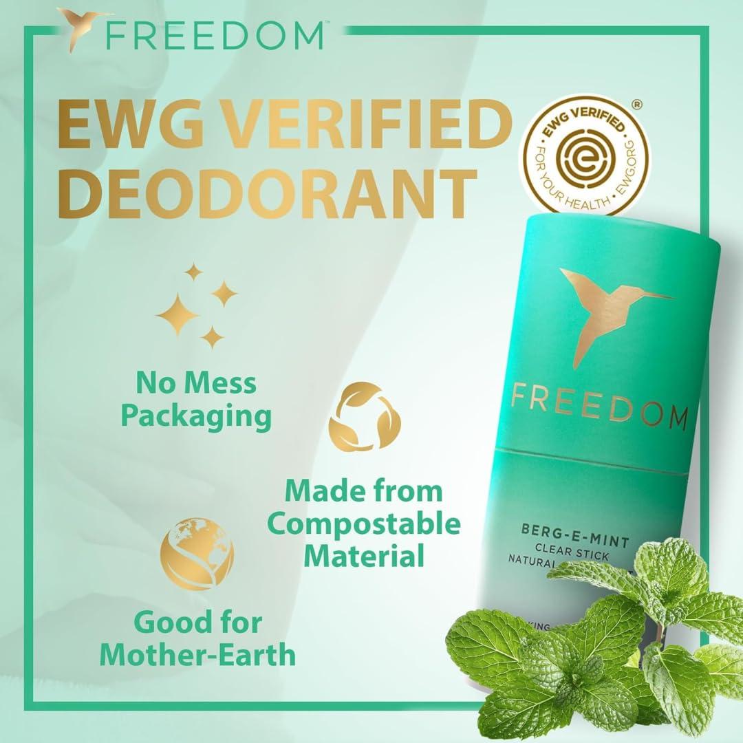 Desodorante Natural Freedom Menta de Bergamota 53.86g