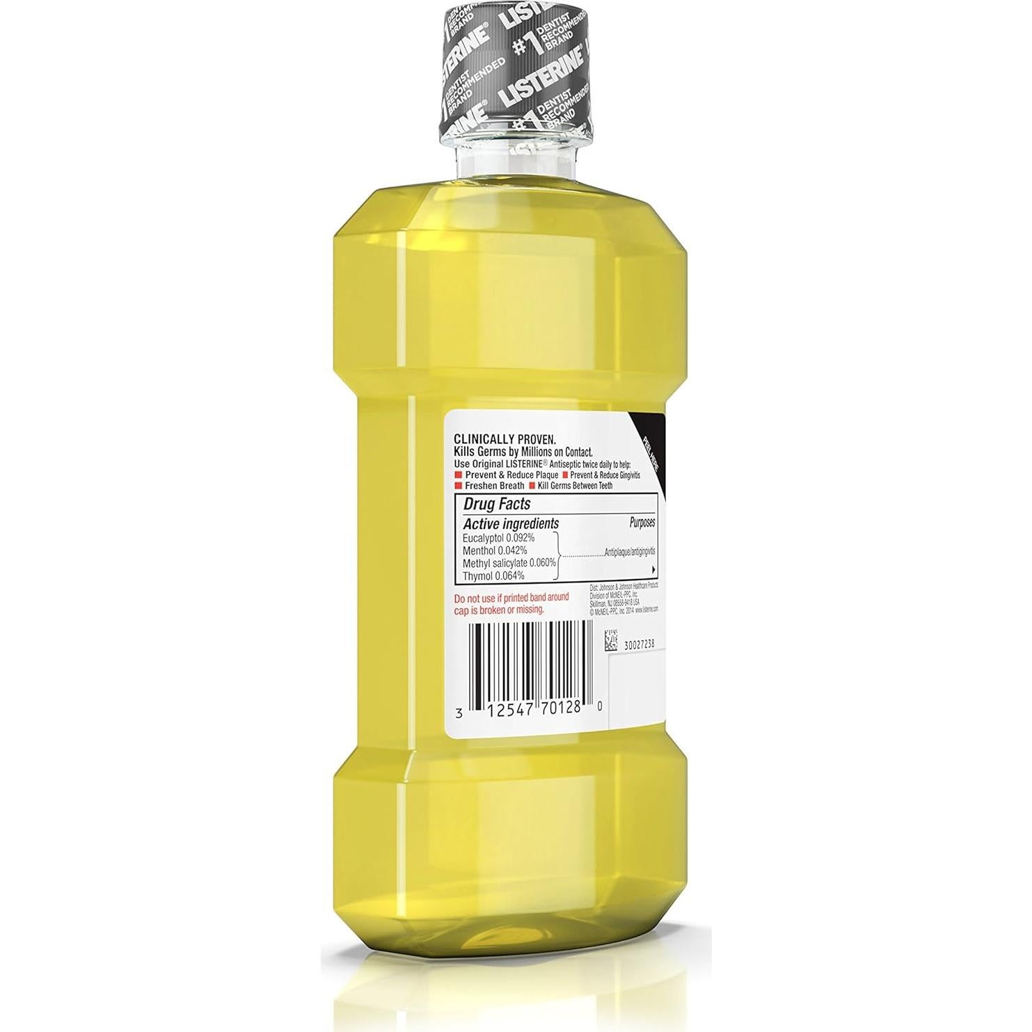 Listerine Enjuague Bucal Antisético Original 250 ML - Paquete de 12